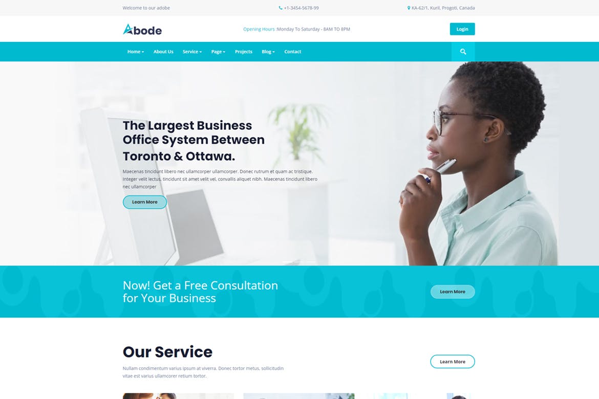 ABODE – Consulting, Finance, Business HTML5