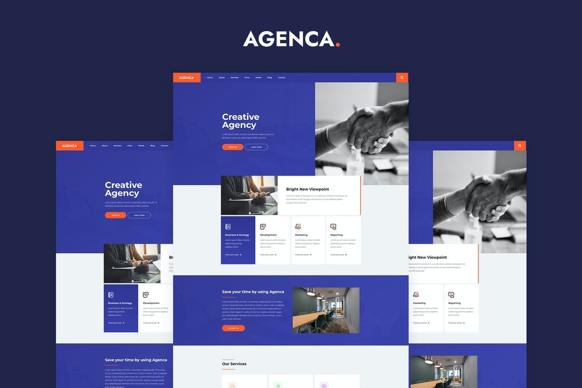 Agenca – Creative Agency Elementor Template Kit