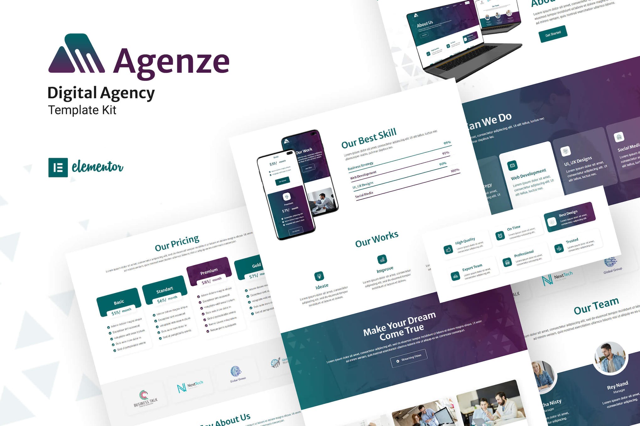 Agenze – The Digital Agency Elementor Template Kit