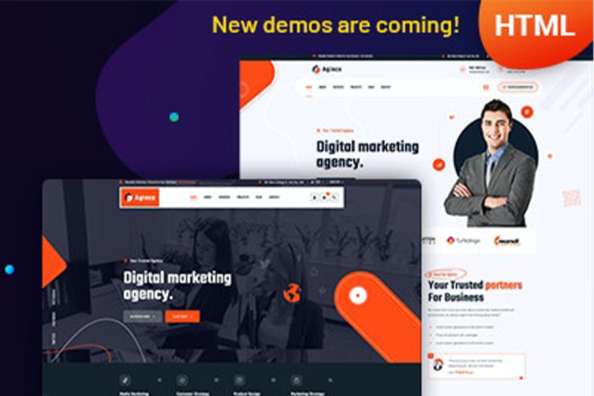 Aginco – Digital Agency Template