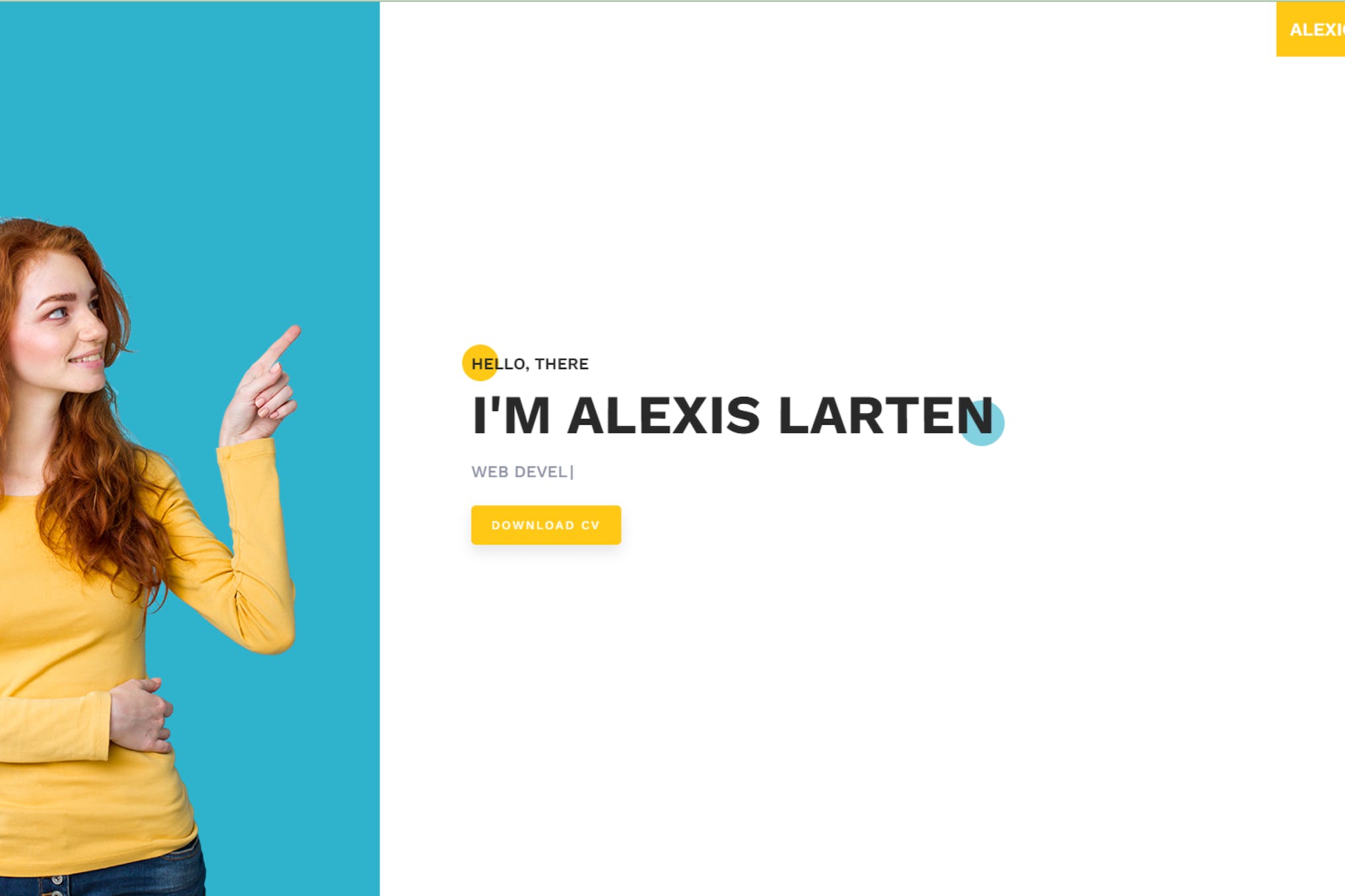 Alexio – React NextJS Personal Portfolio