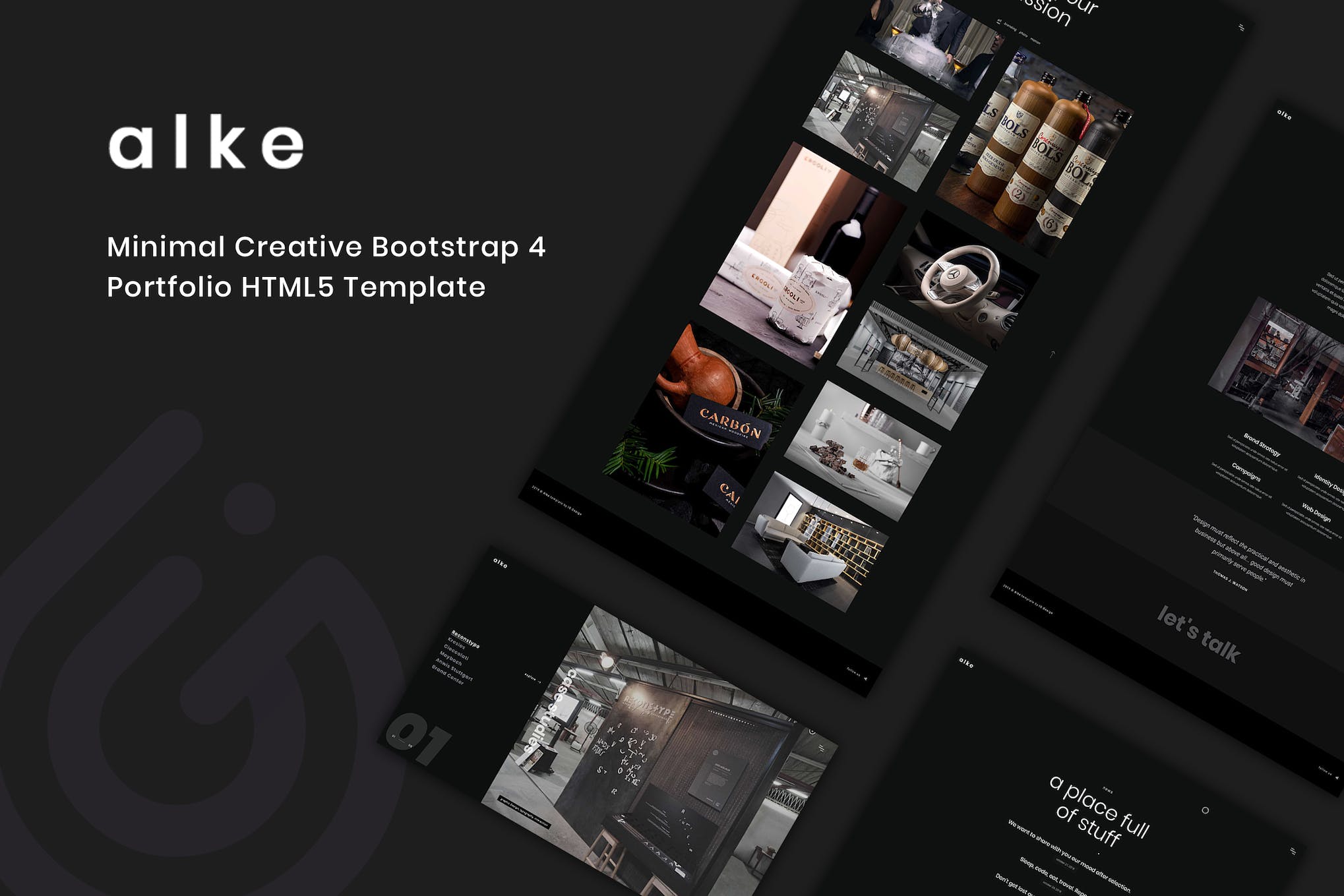 Alke – Minimal Creative Portfolio Template