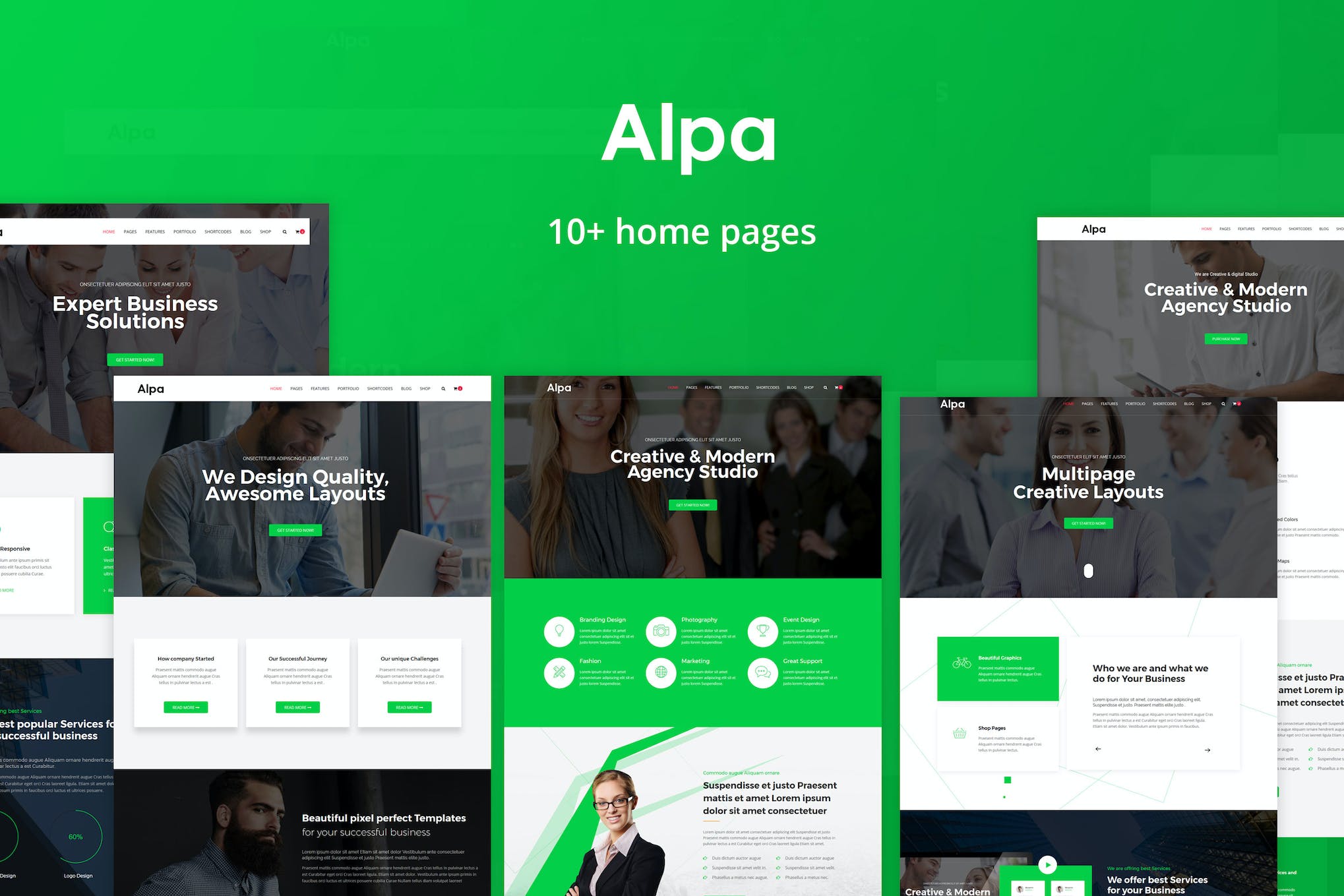 Alpa | Responsive Multipurpose HTML5 Template