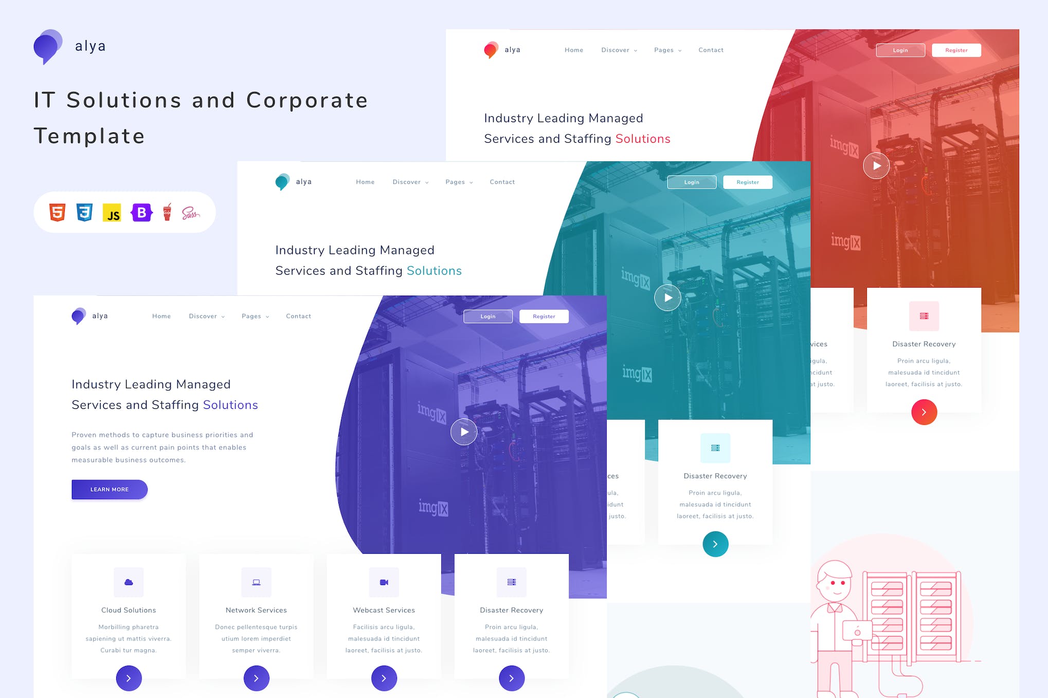 Alya – IT Solutions and Corporate Template