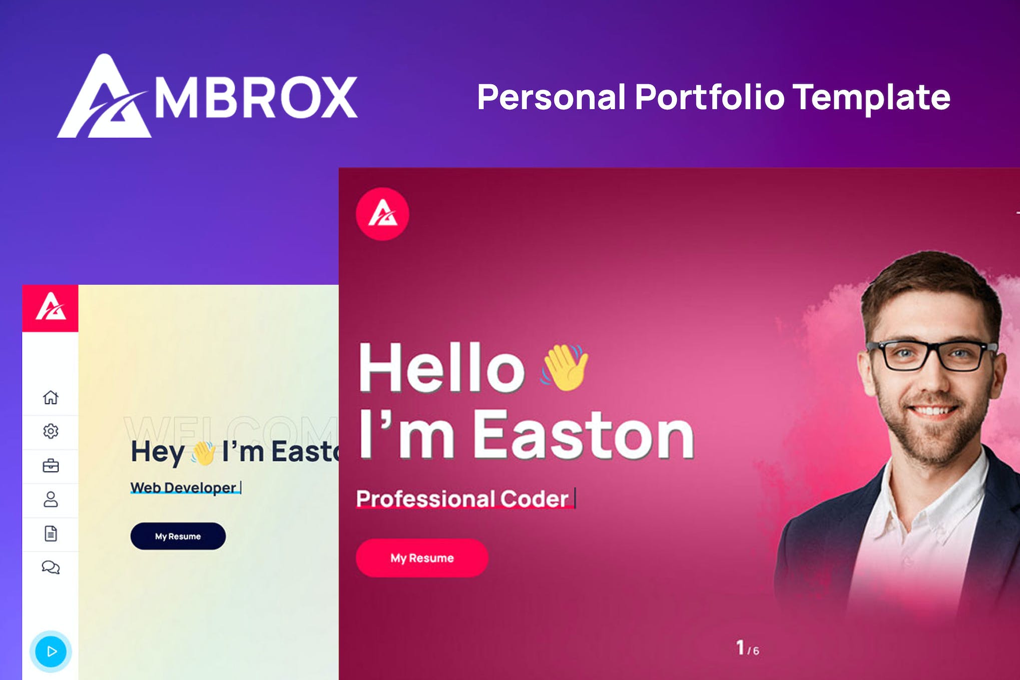 Ambrox – Personal Portfolio Template