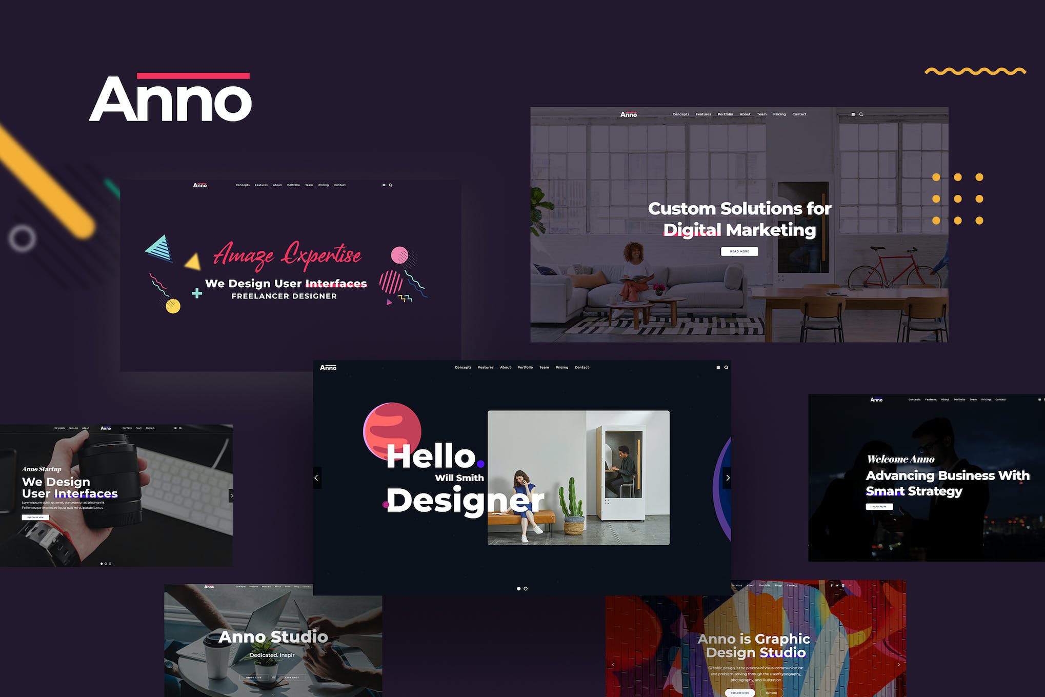 Anno – Digital Agency HTML5 Template