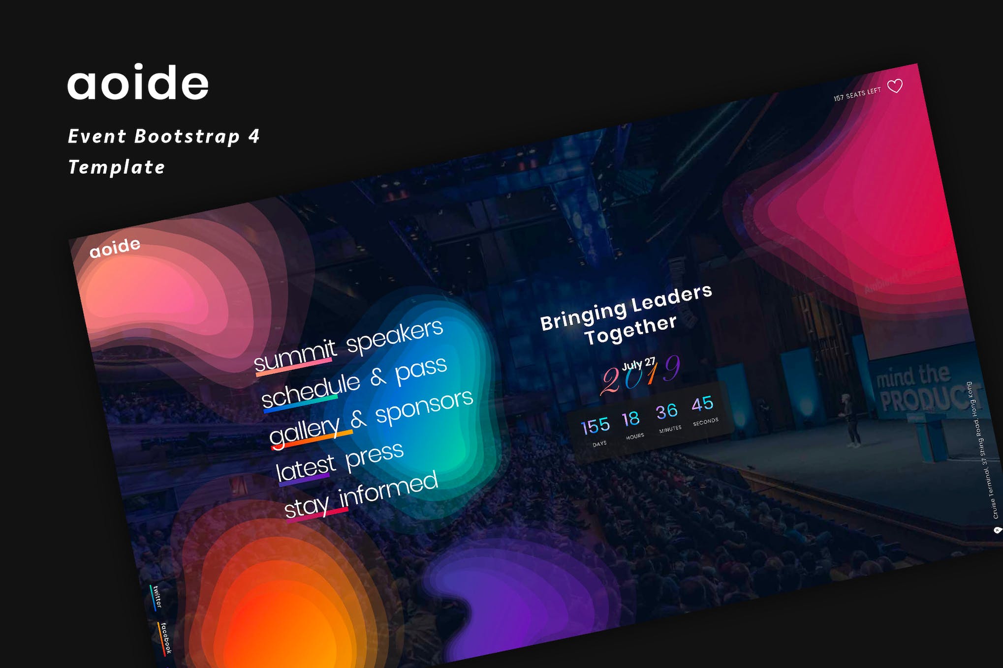 Aoide – Event Bootstrap 4 Template