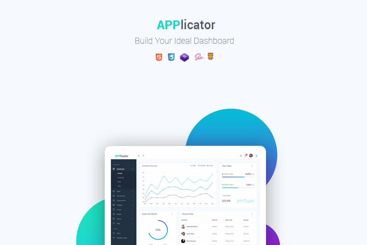 Applicator – Bootstrap 4 Admin Template