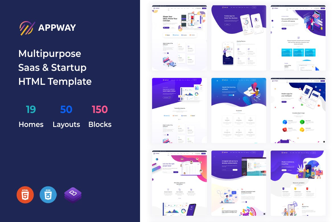 Appway – Saas & Startup HTML Template