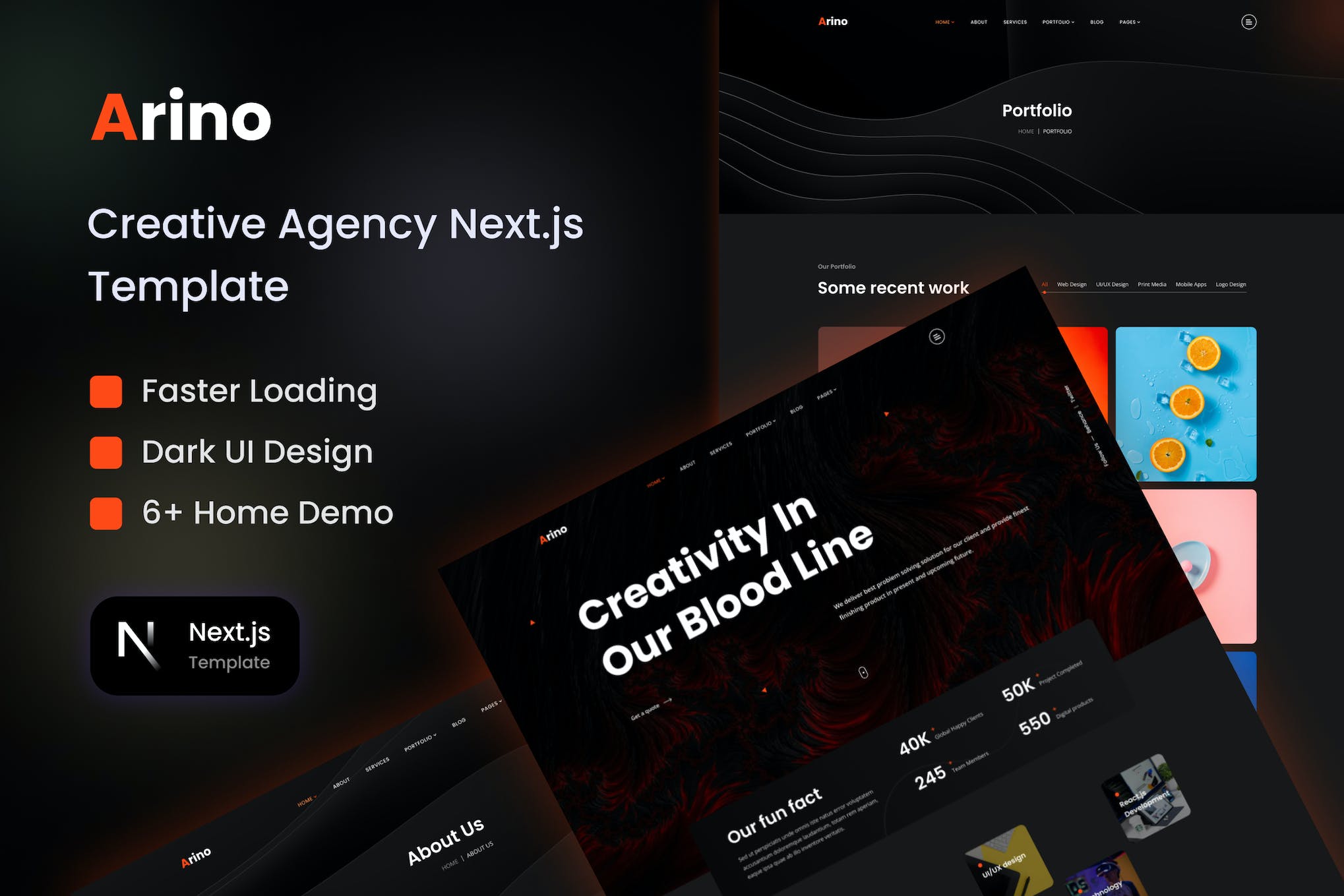 Arino – Creative Agency Nextjs Template