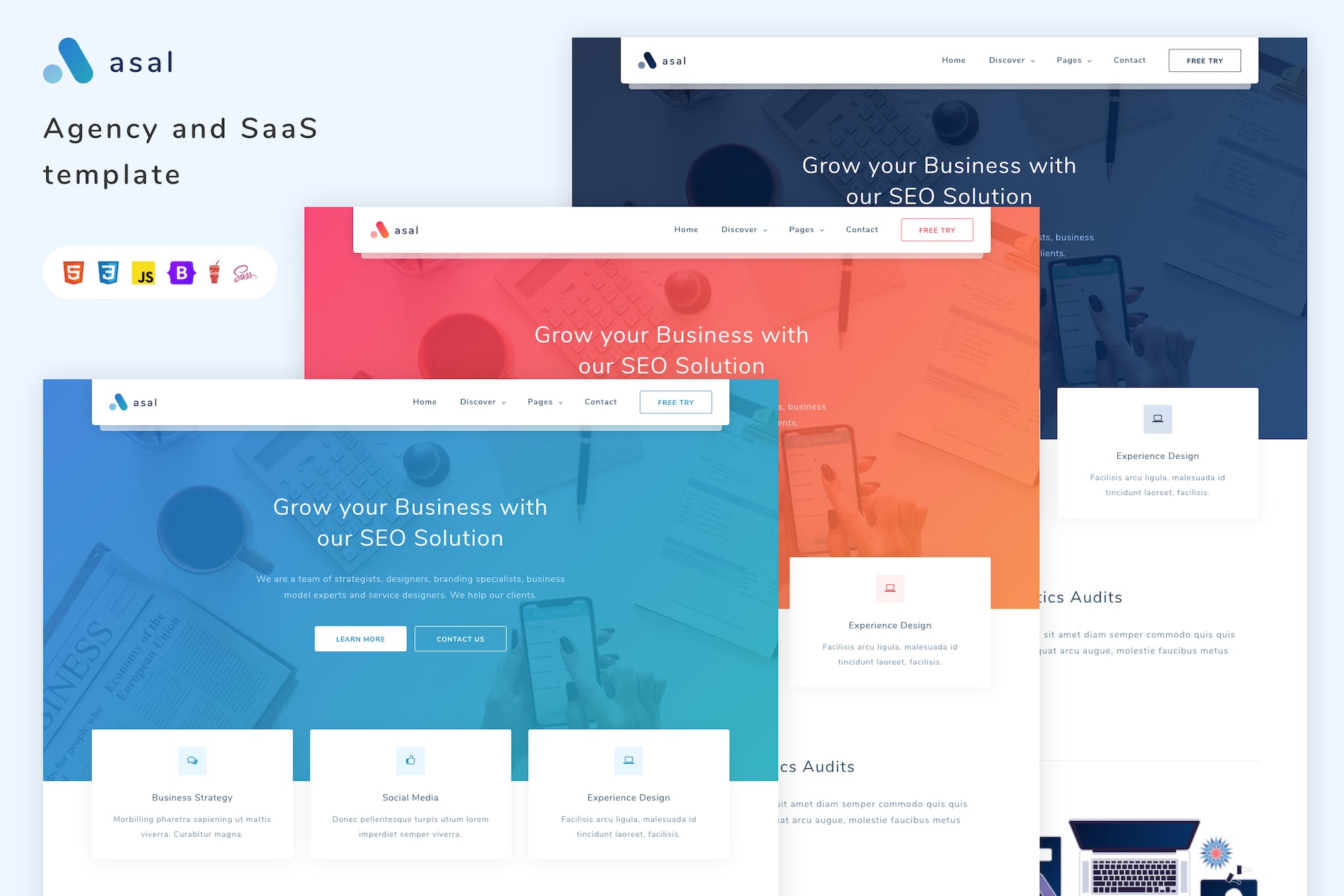 Asal – Agency and SaaS Template