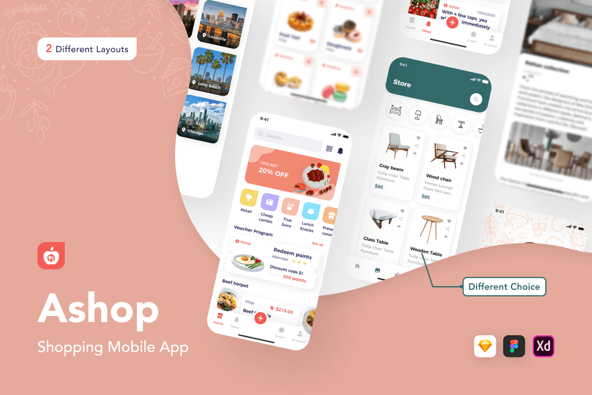 Ashop – Shopping Mobile App