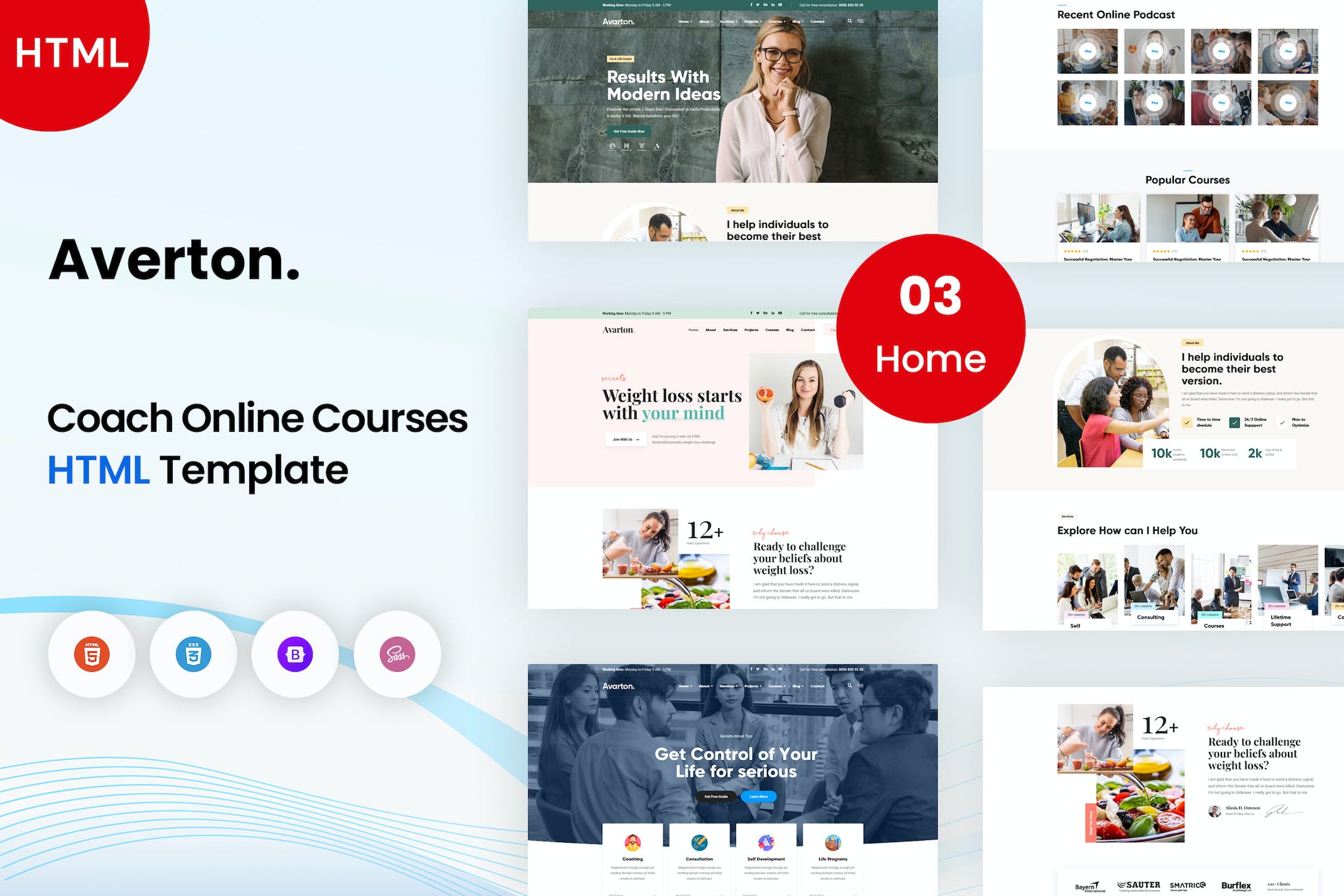 Avarton – Coach Online Courses Template