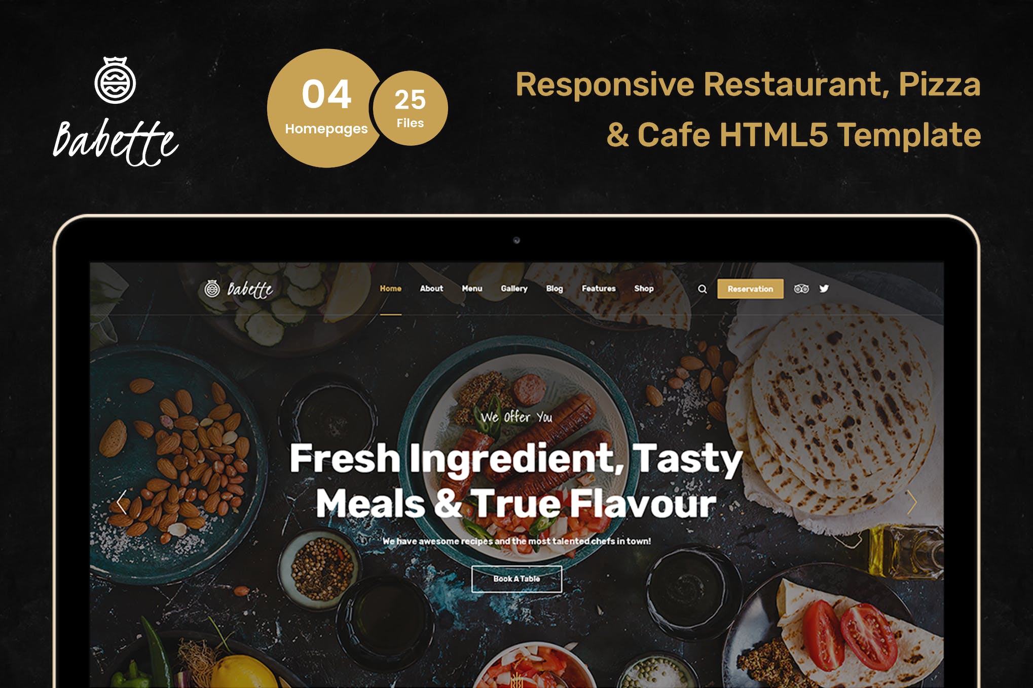 Babette – Restaurant & Cafe HTML5 Template