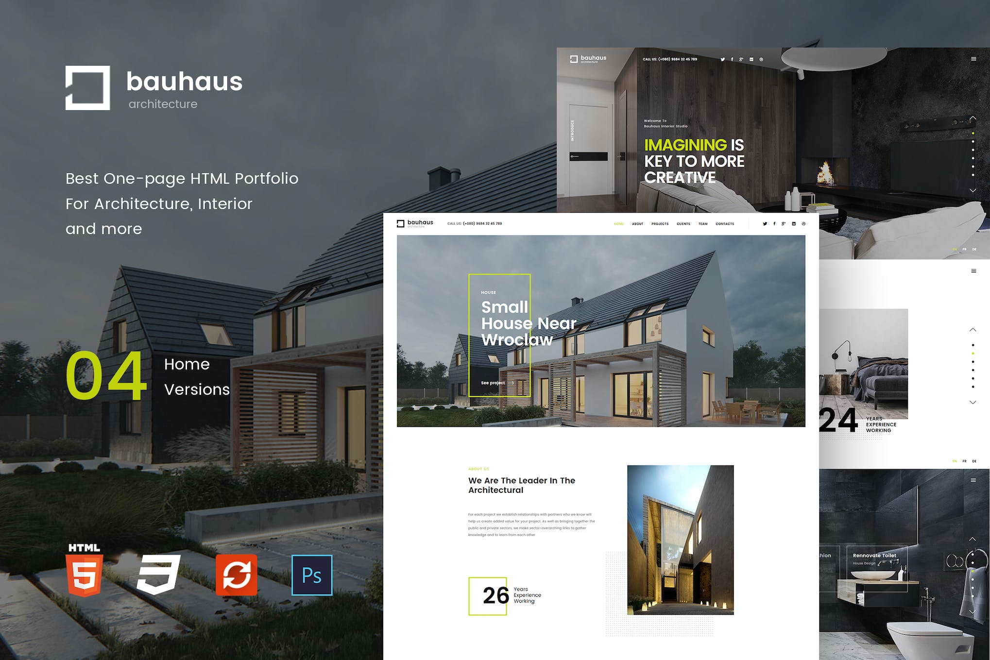 Bauhaus – Landing Page | Architecture & Interior