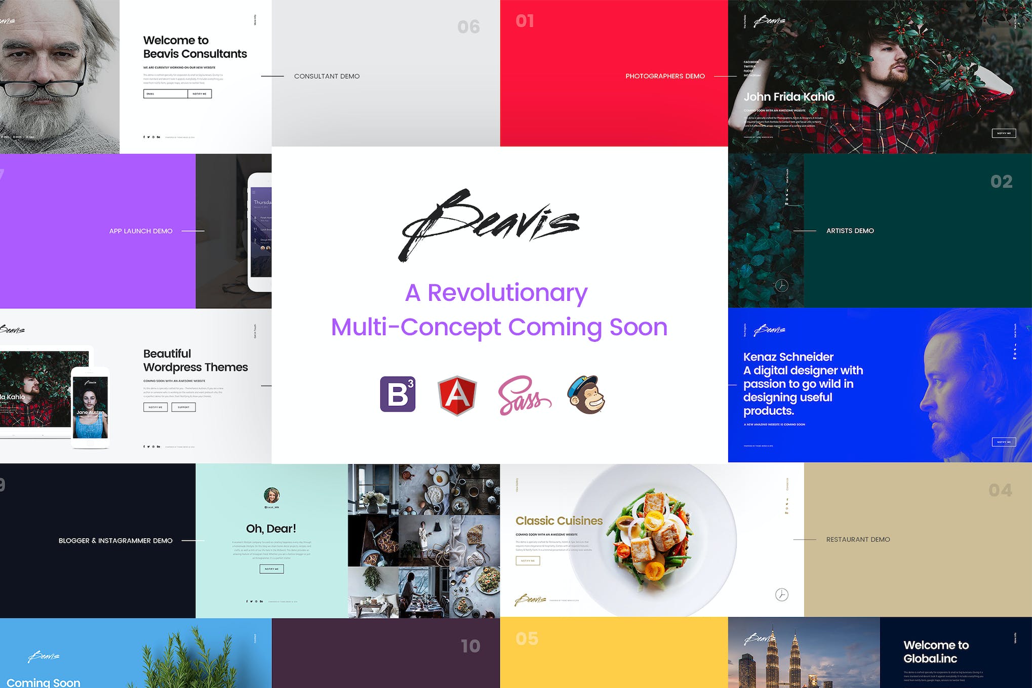 Beavis – HTML5 Coming Soon Template