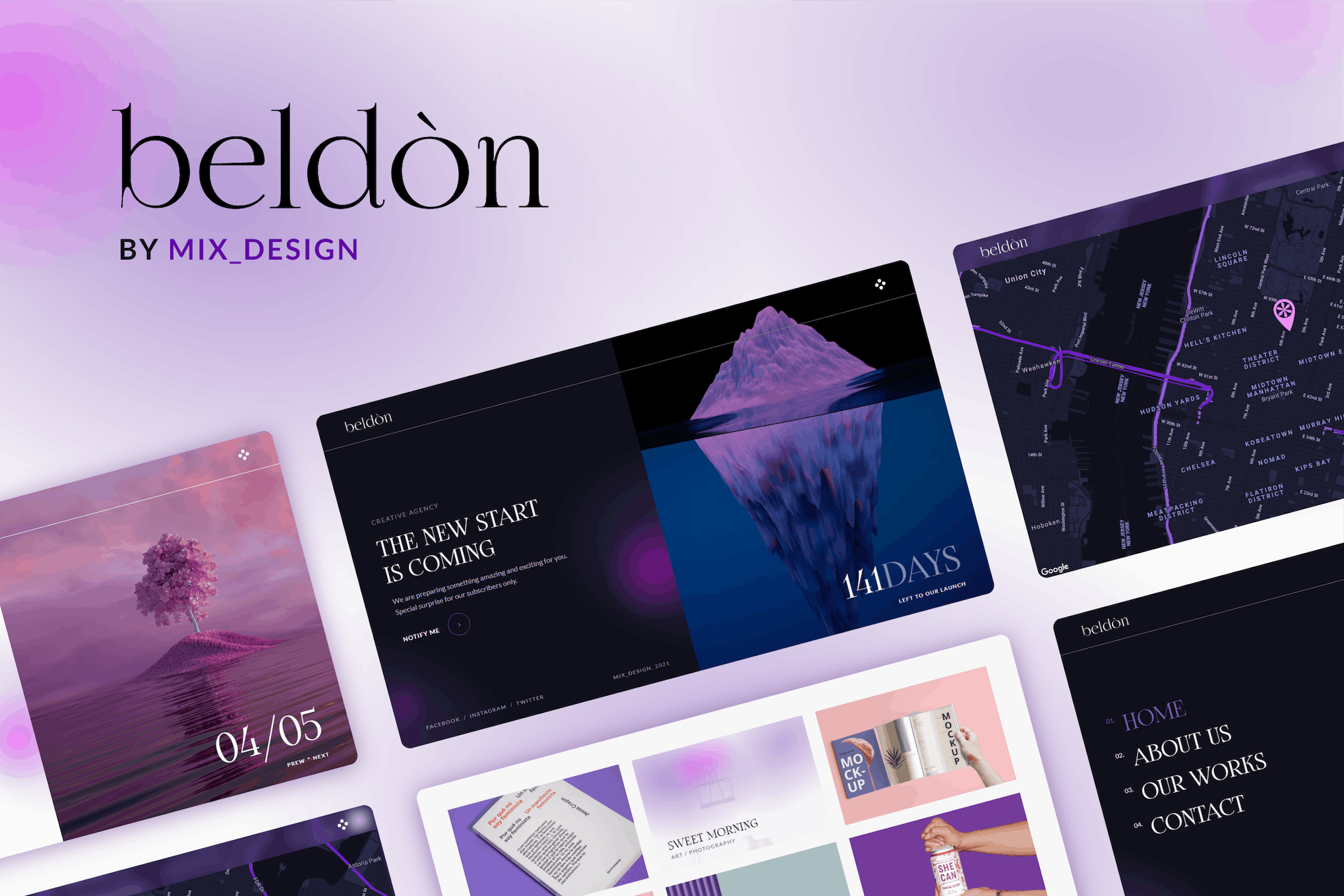 Beldon – Coming Soon and Landing Page Template