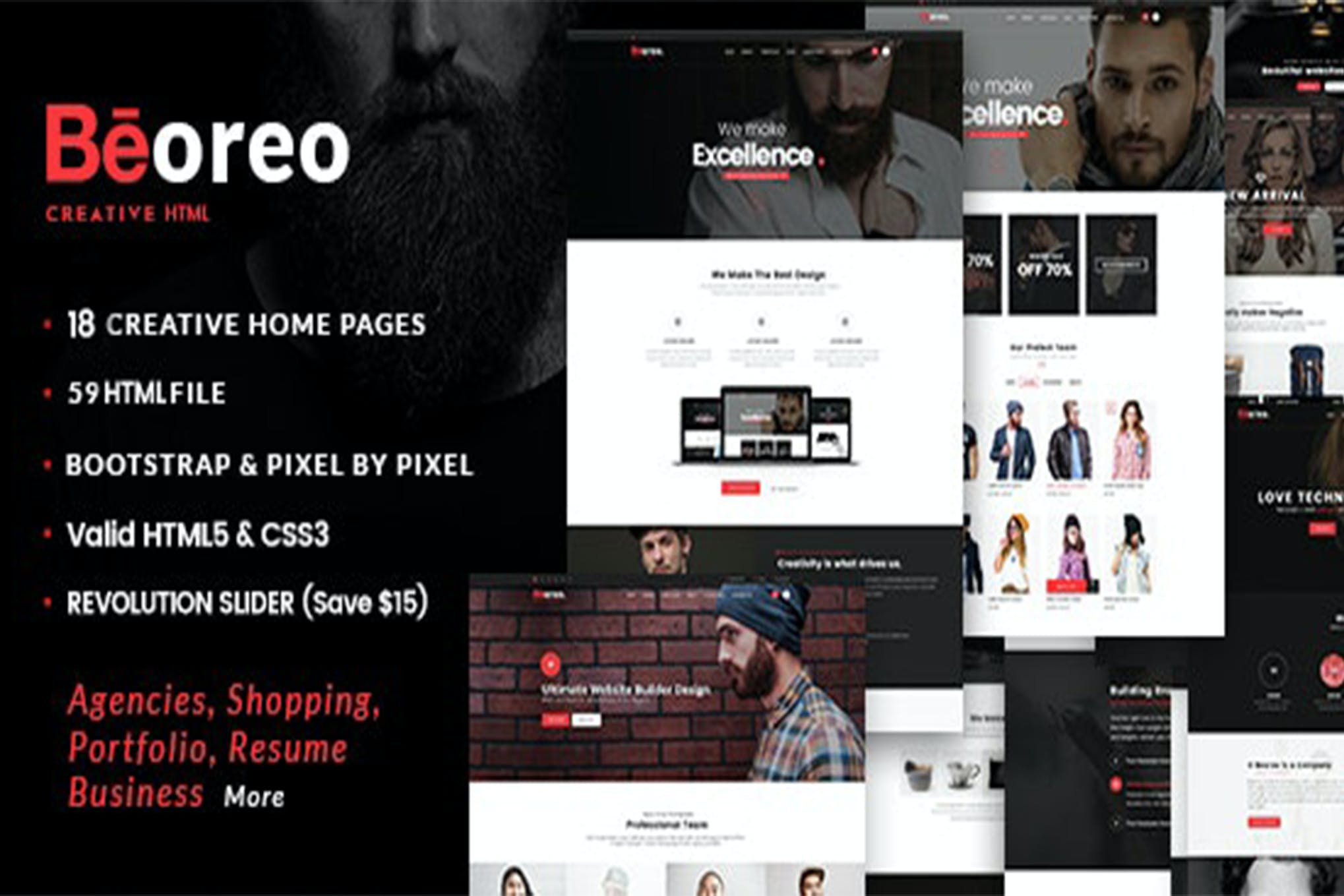 Beoreo – Creative MultiPurpose Template