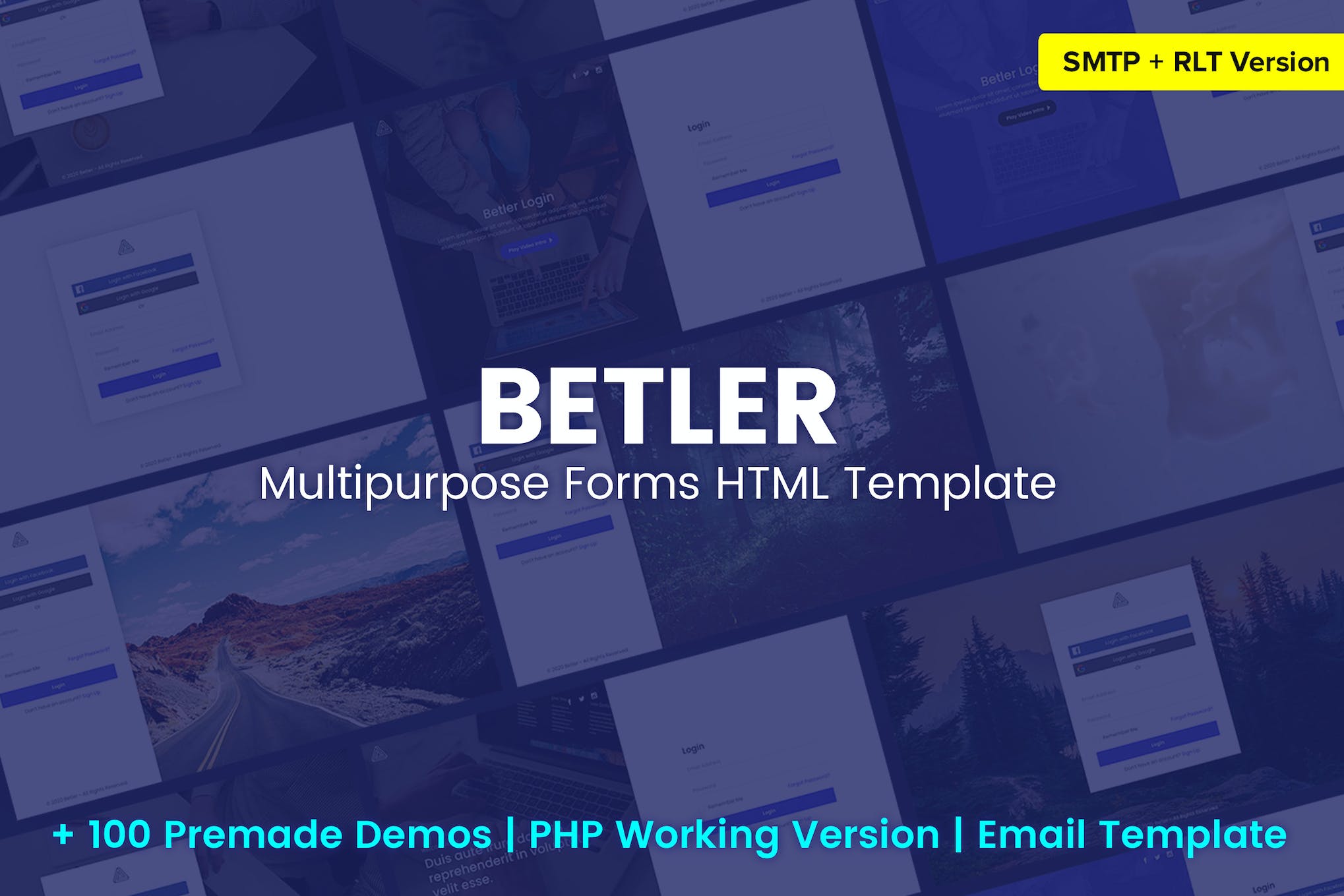 Betler – Multipurpose Forms HTML Template