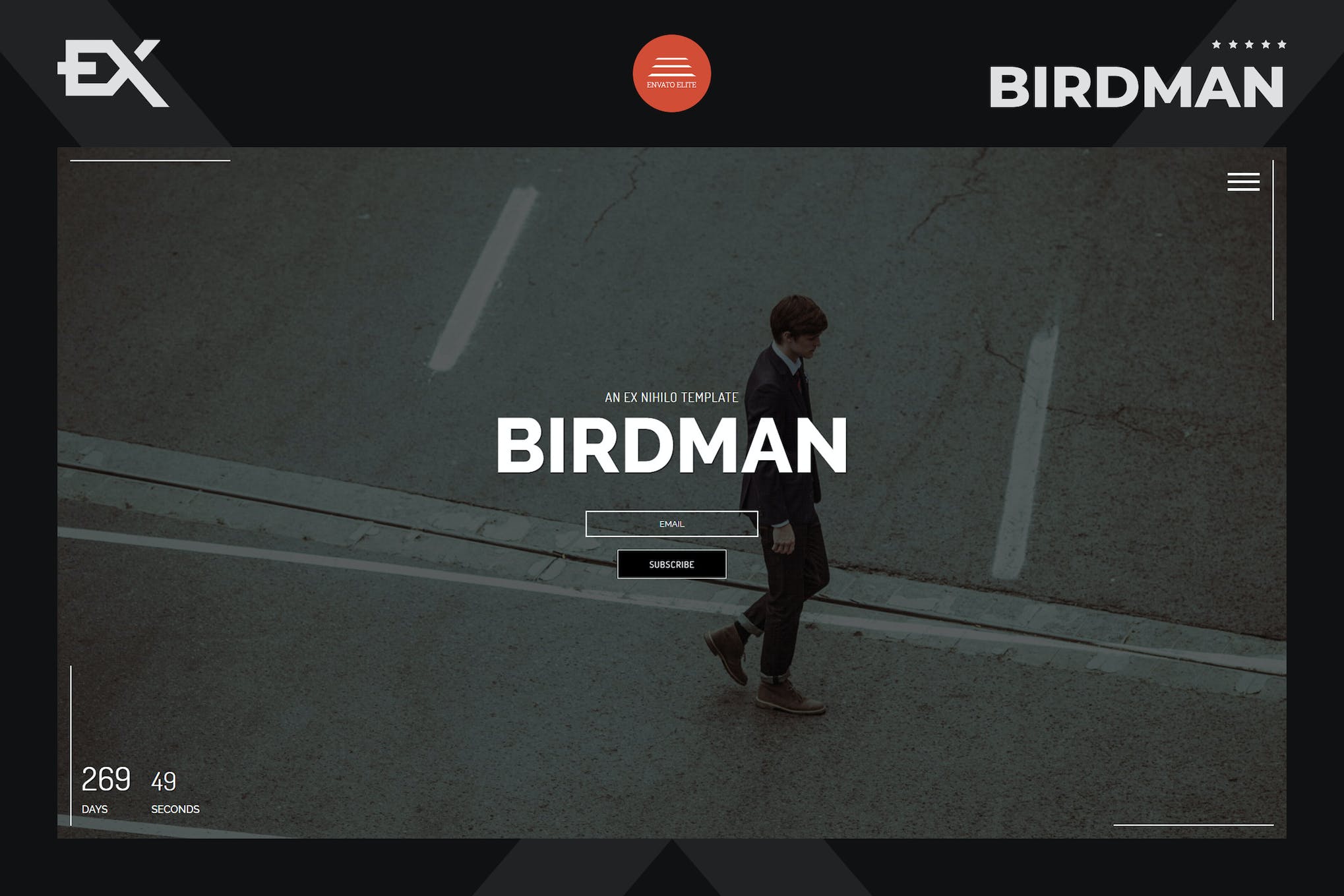 Birdman – Responsive Coming Soon Page