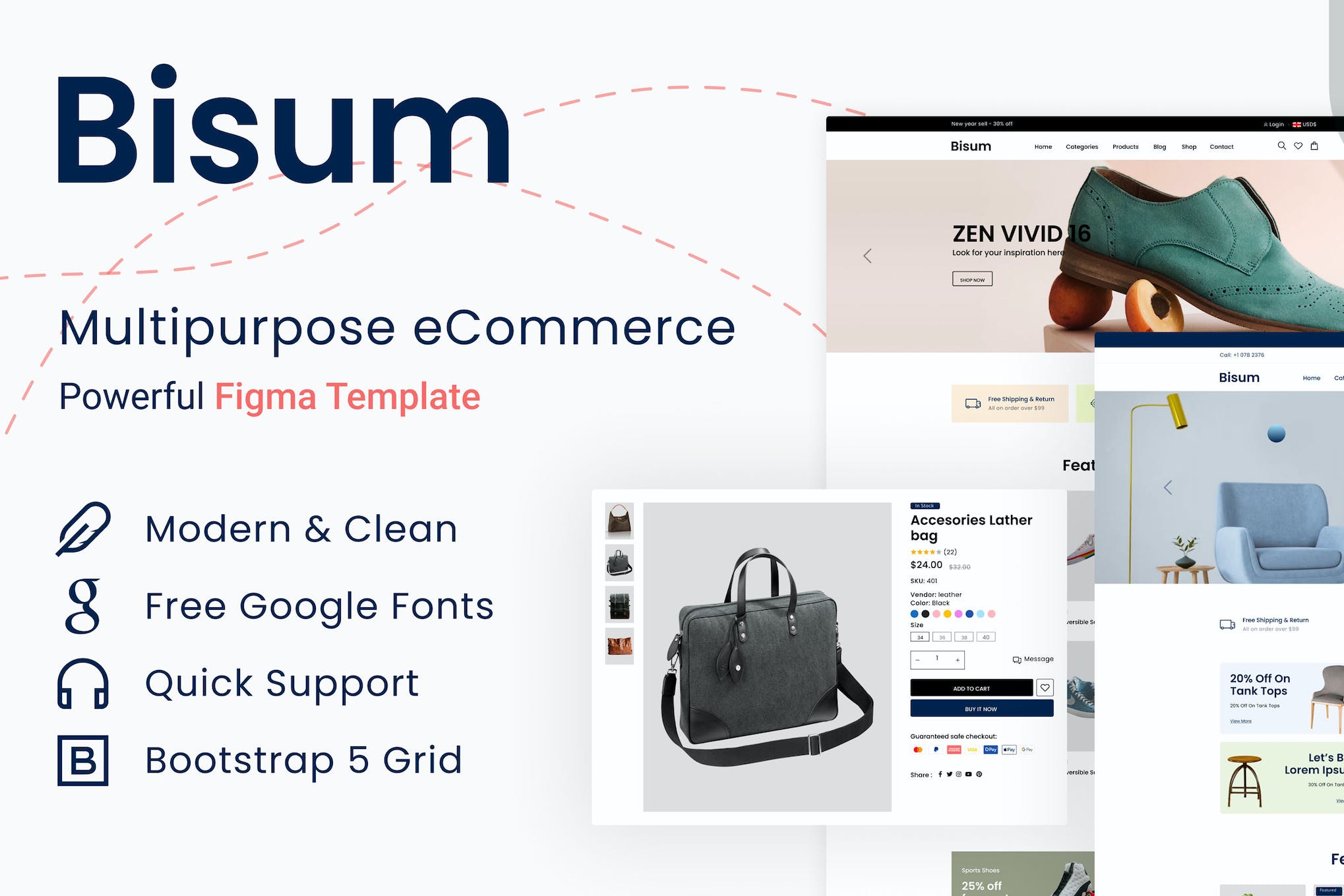 Bisum – eCommerce Bootstrap 5 HTML Template