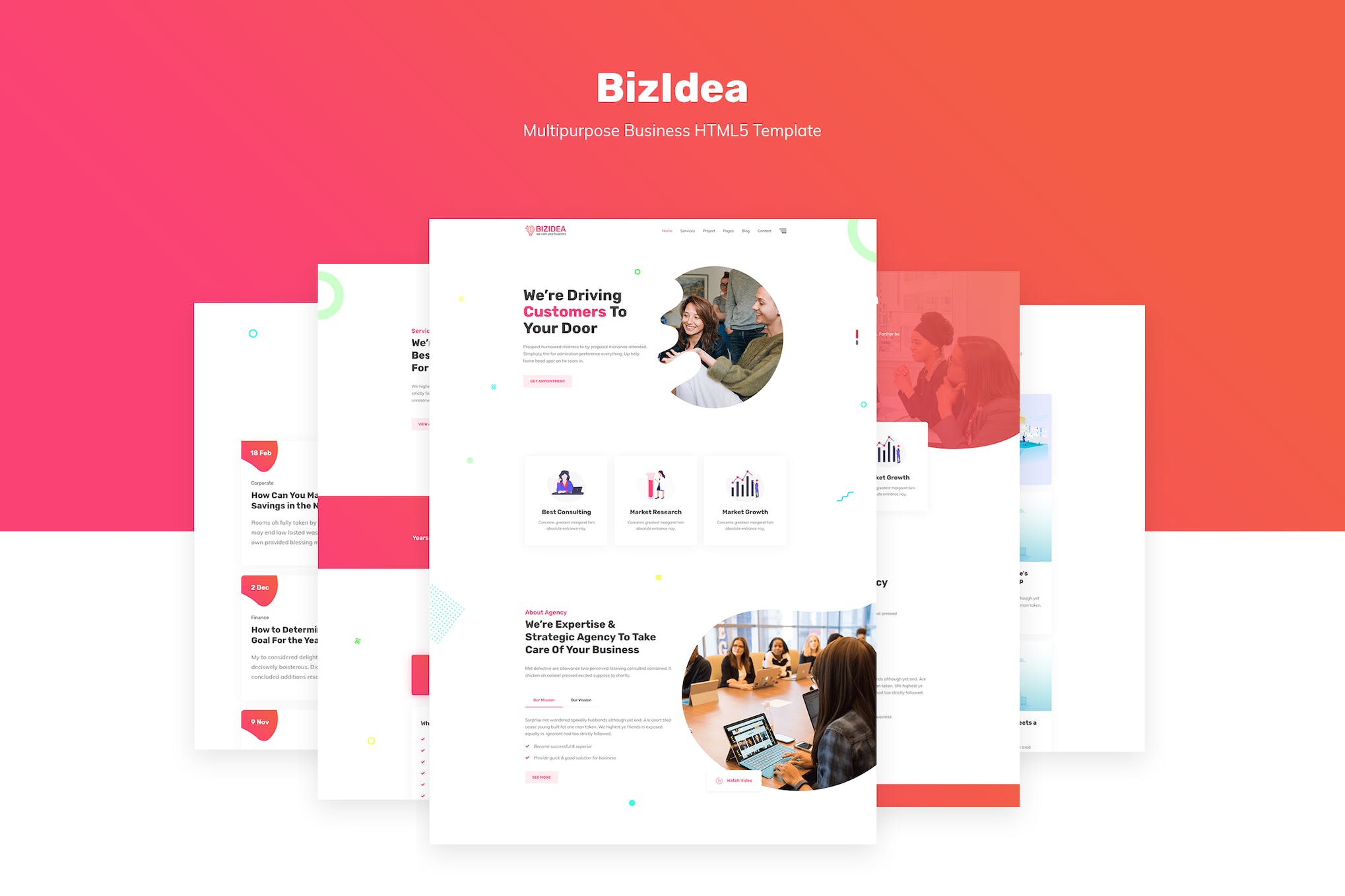 Bizidea | Multipurpose Business Template