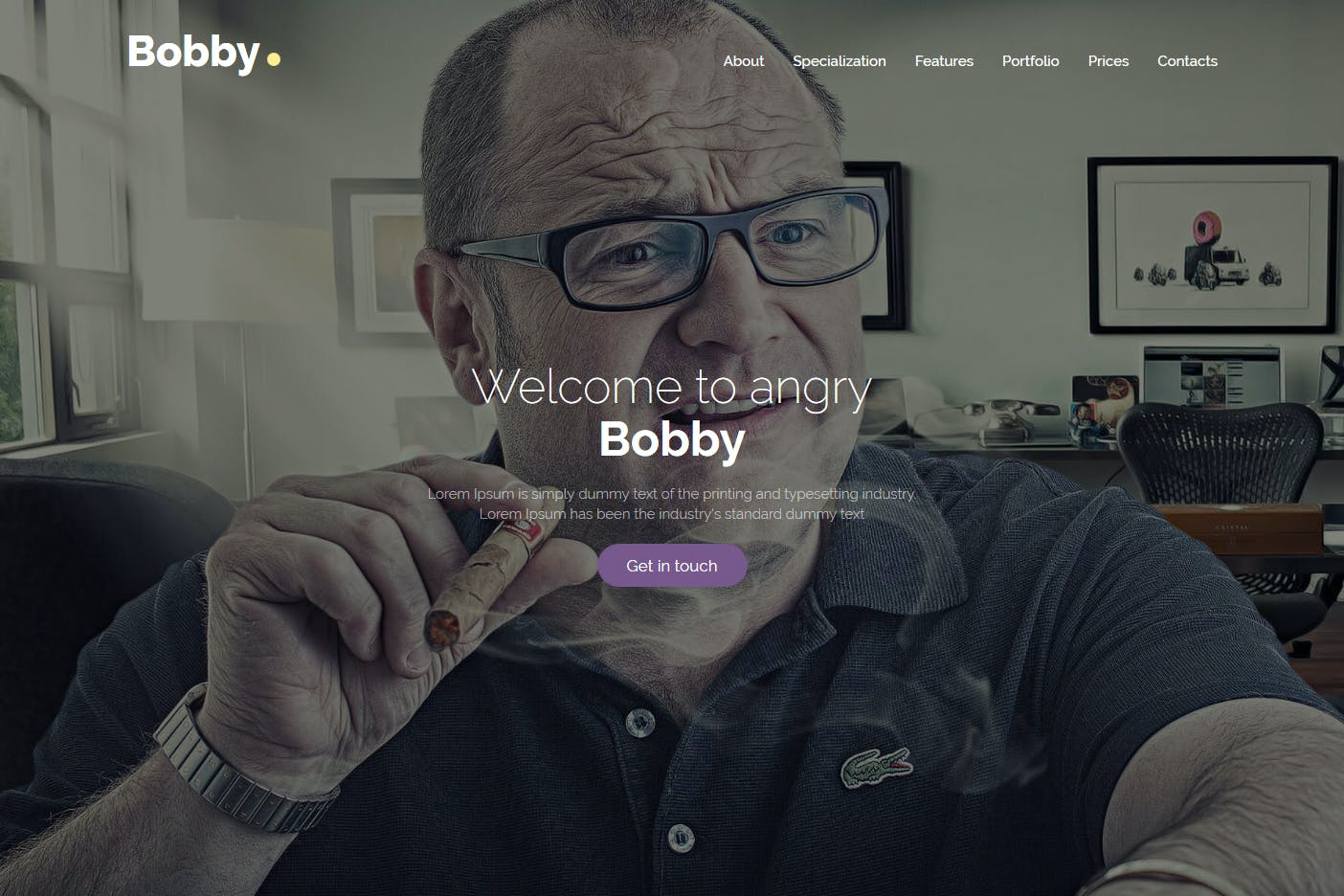 Bobby – Personal HTML Template