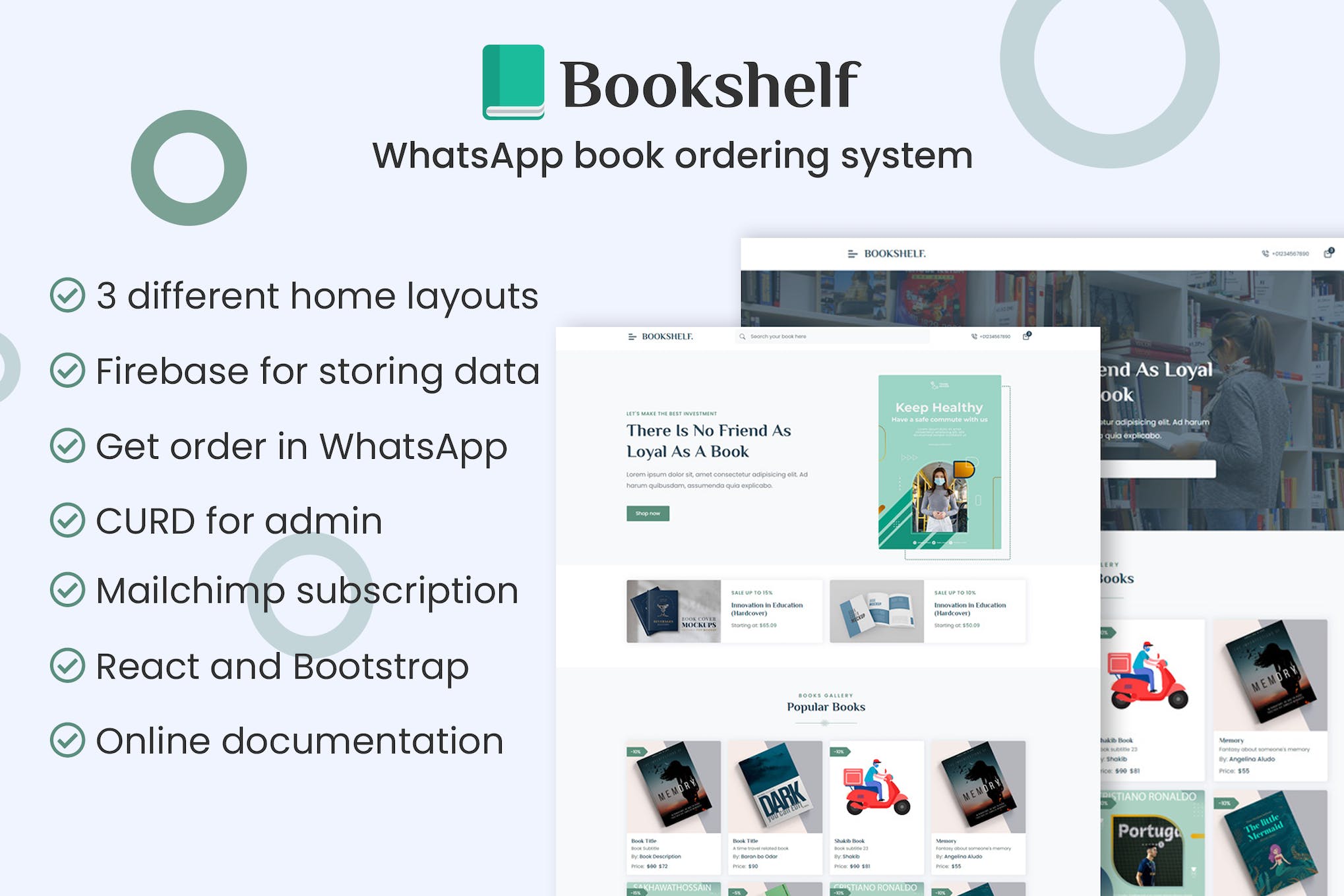 Bookshelf – WhatsApp book ordering system