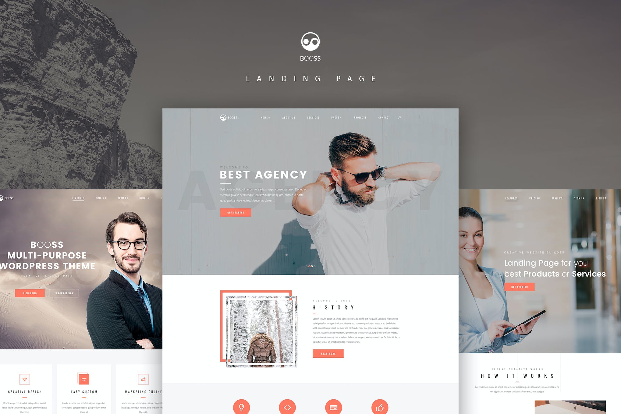 Booss | Creative Multipurpose Landing Page