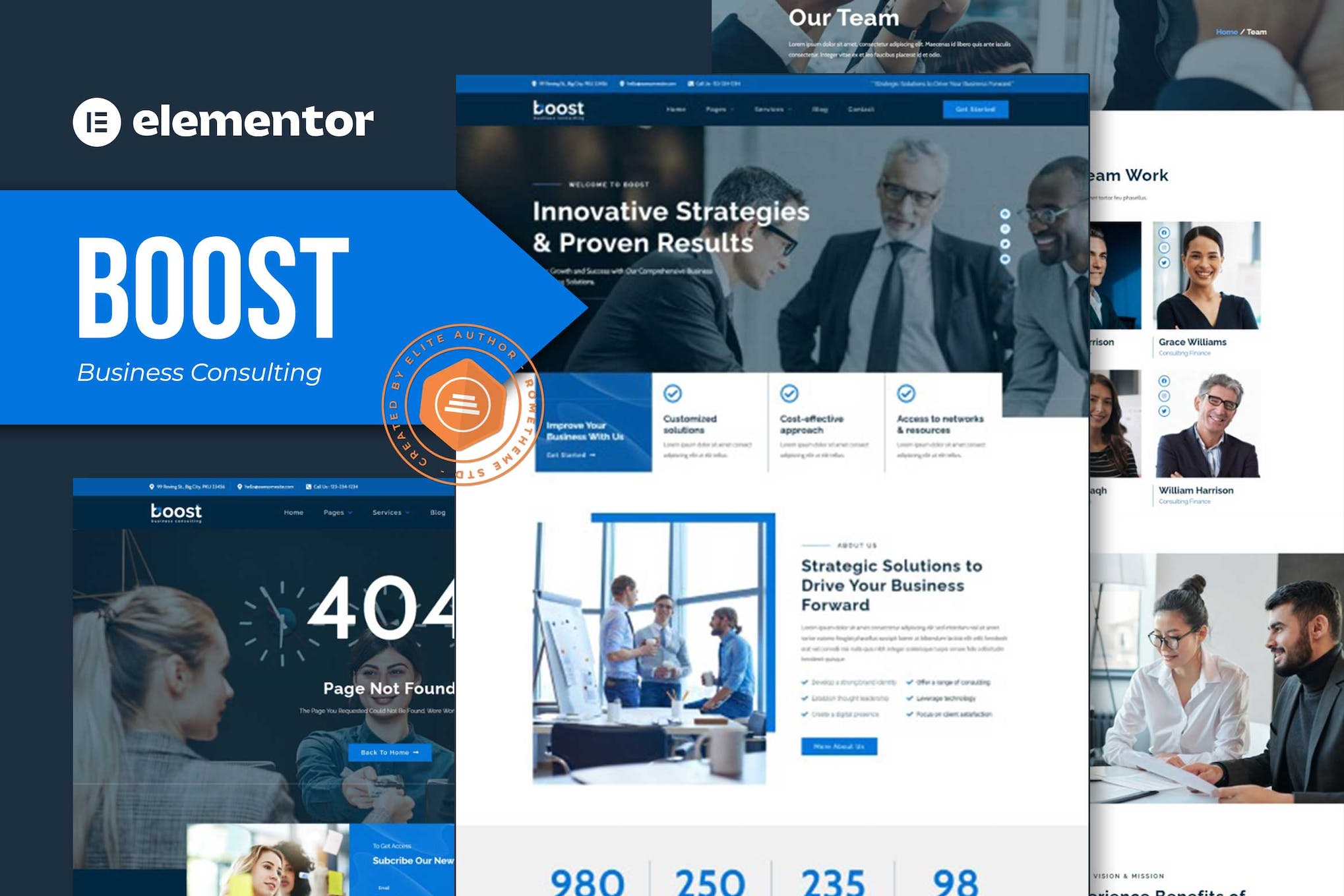 Boost – Business Consulting Elementor Template Kit