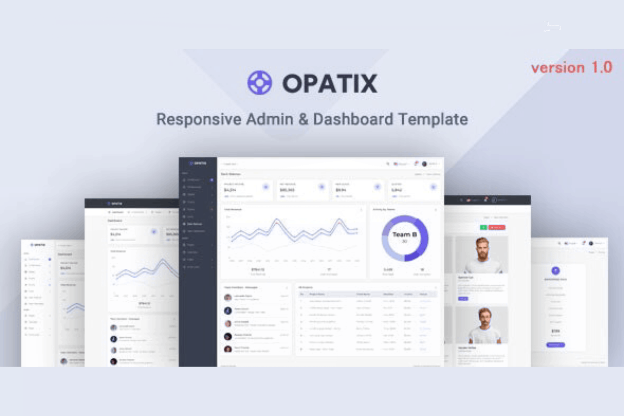 Bootstrap Admin & Dashboard Template – Opatix