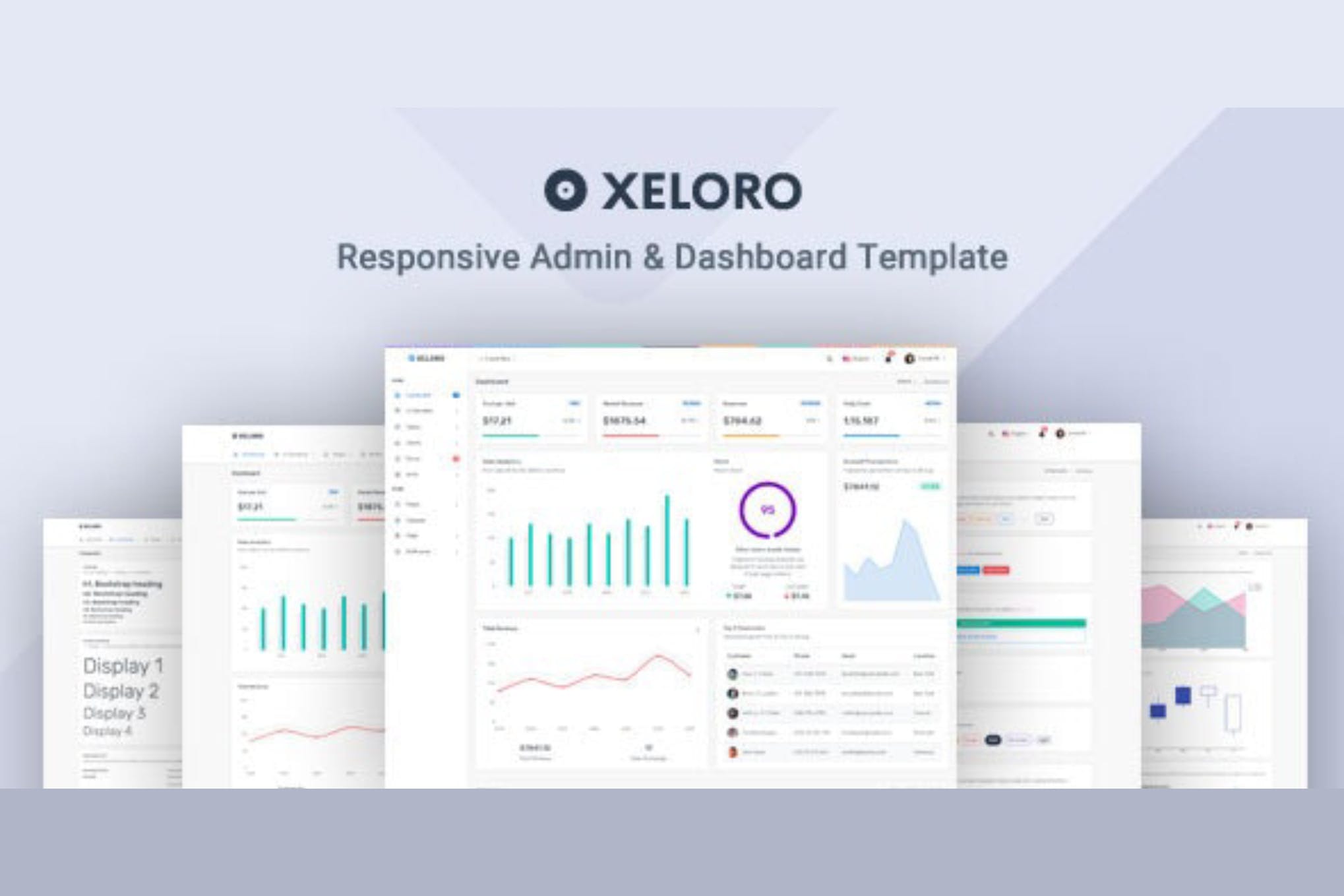 Bootstrap Admin & Dashboard Template – Xeloro