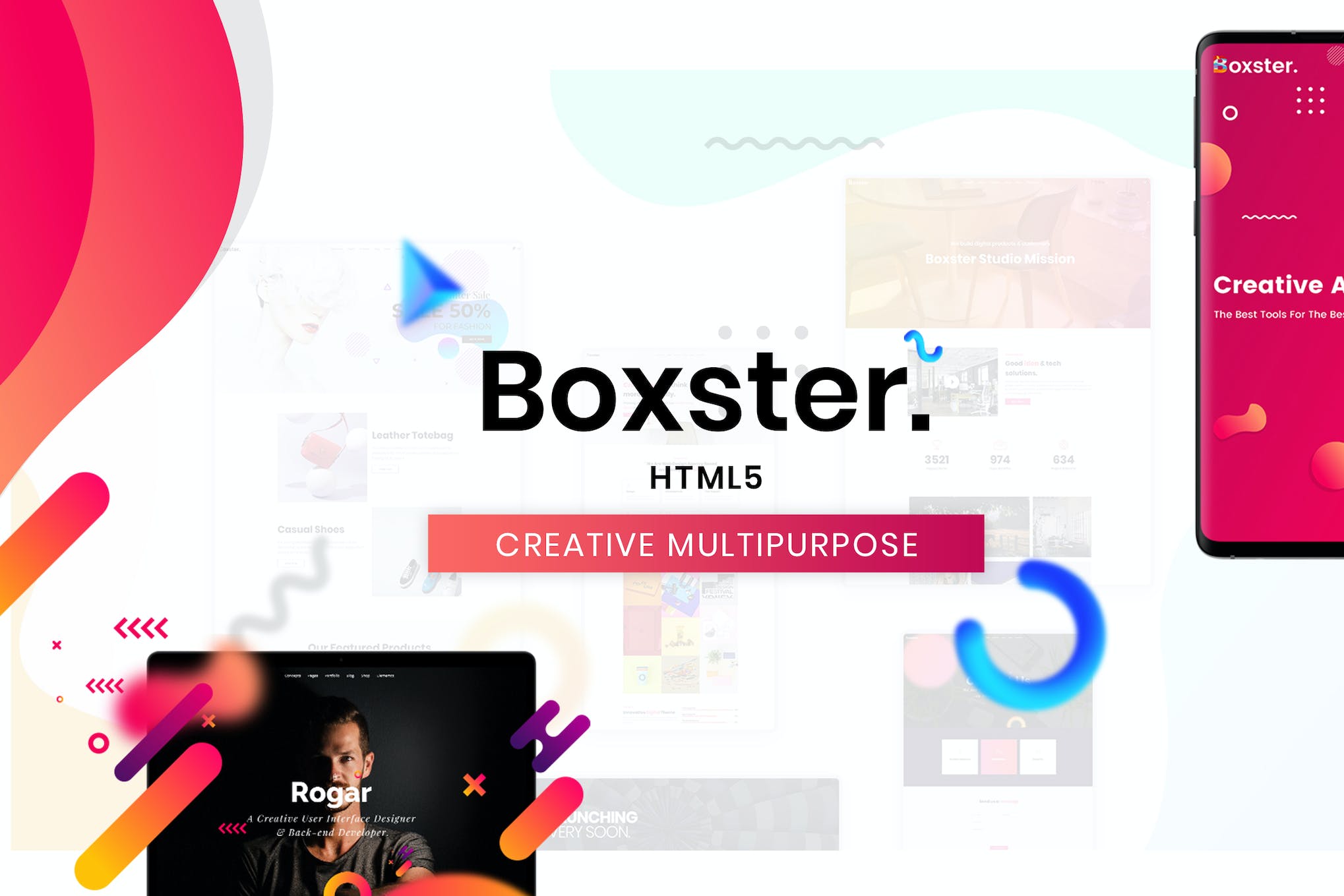 Boxster – Creative Multi-Purpose HTML5 Template