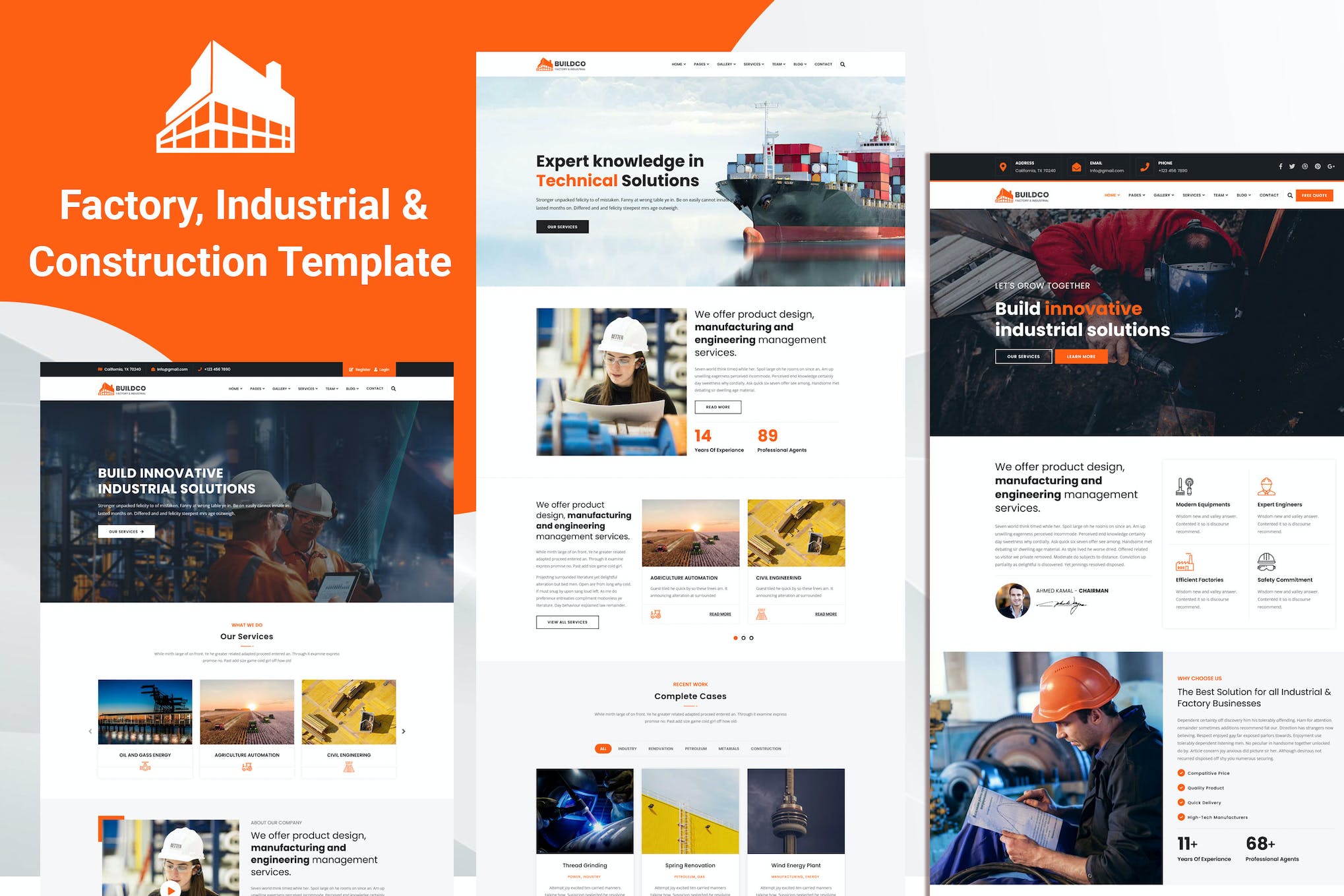 Buildco –  Industrial & Construction Template