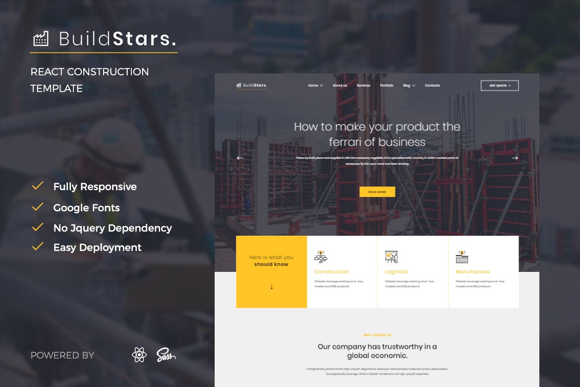 BuildStars – React Construction Template