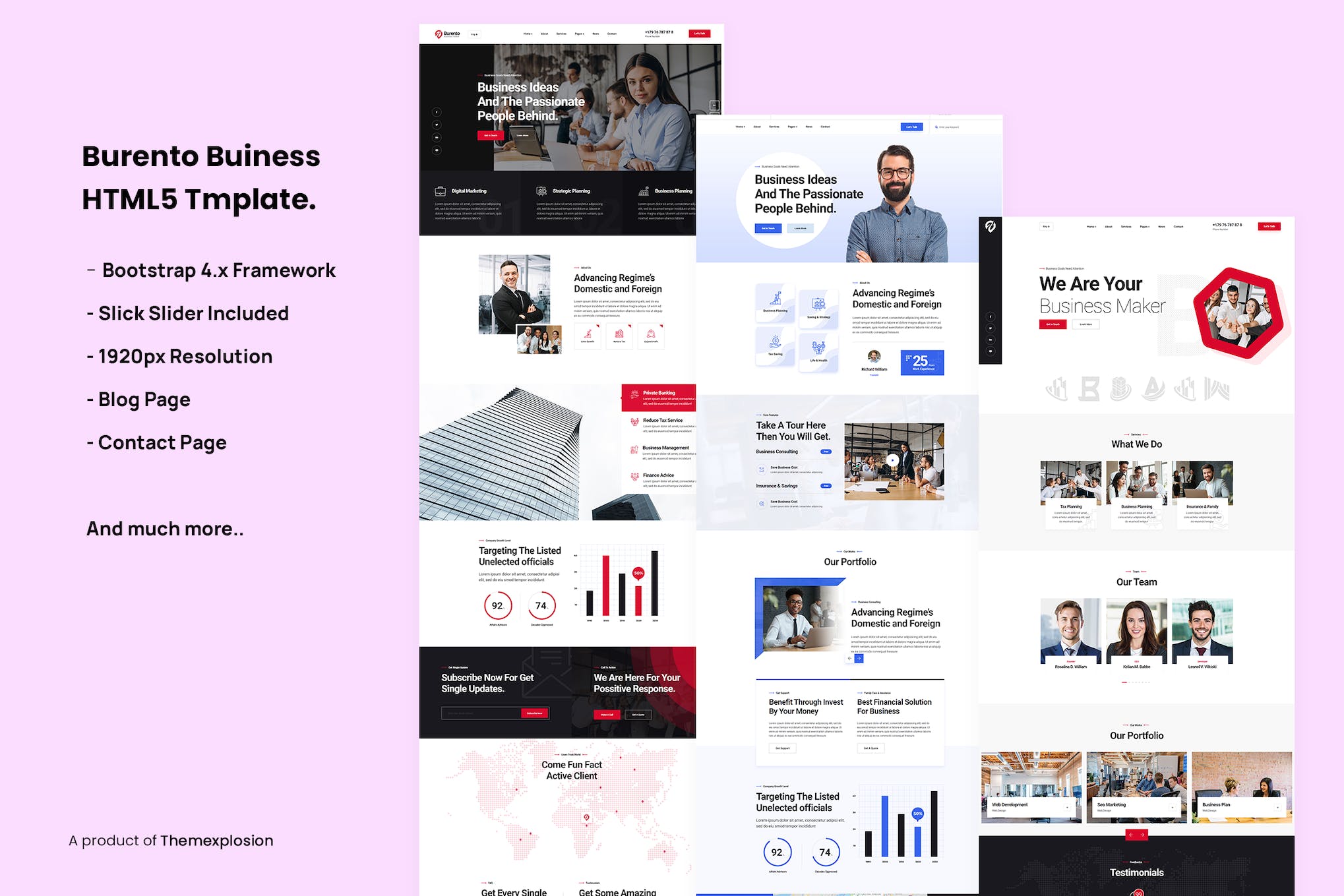 Burento – Corporate Business Agency HTML template