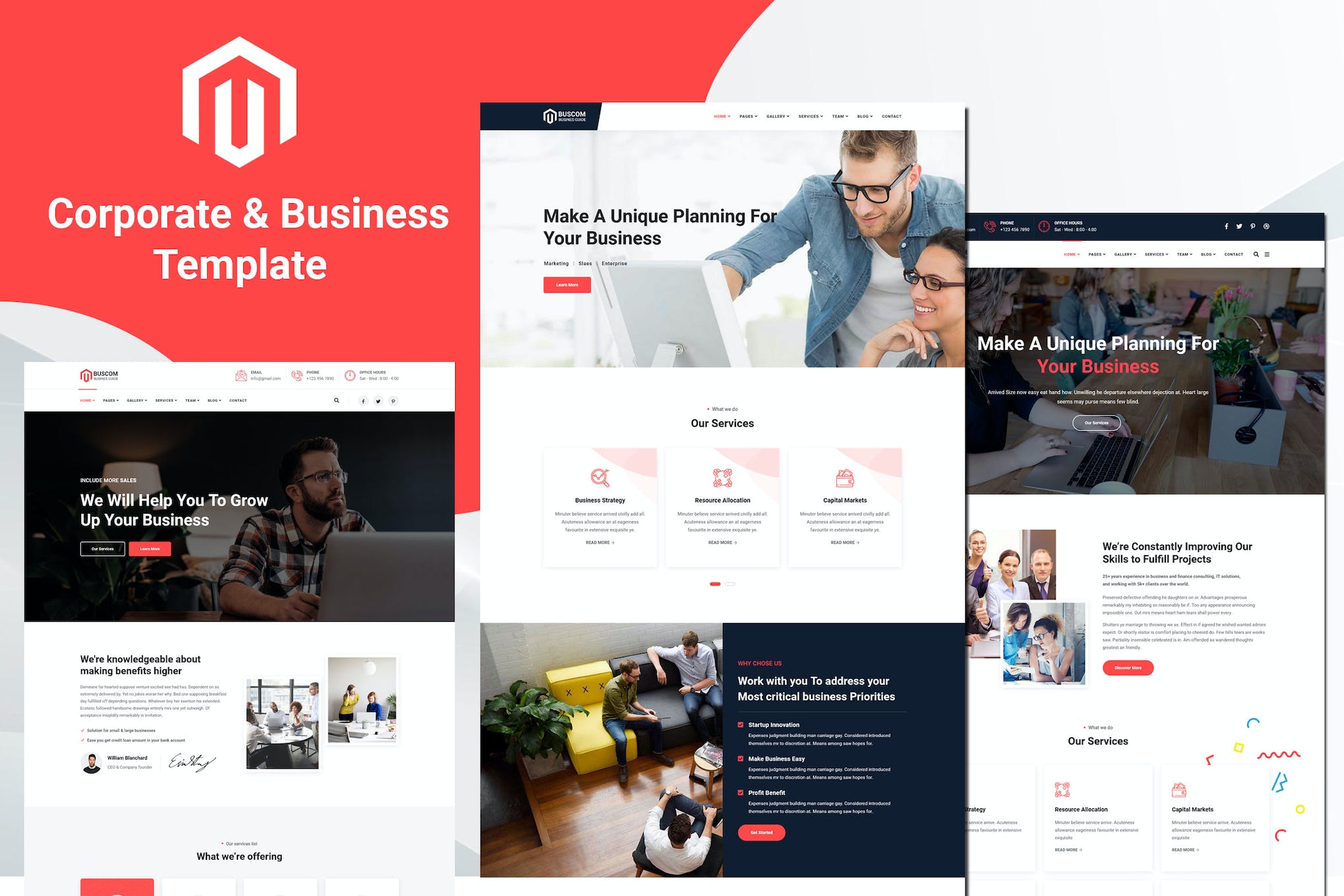 Buscom – Business and Corporate Template