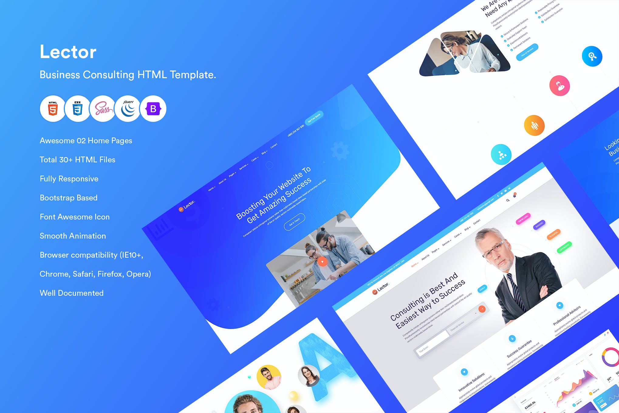 Business Consulting HTML Template.