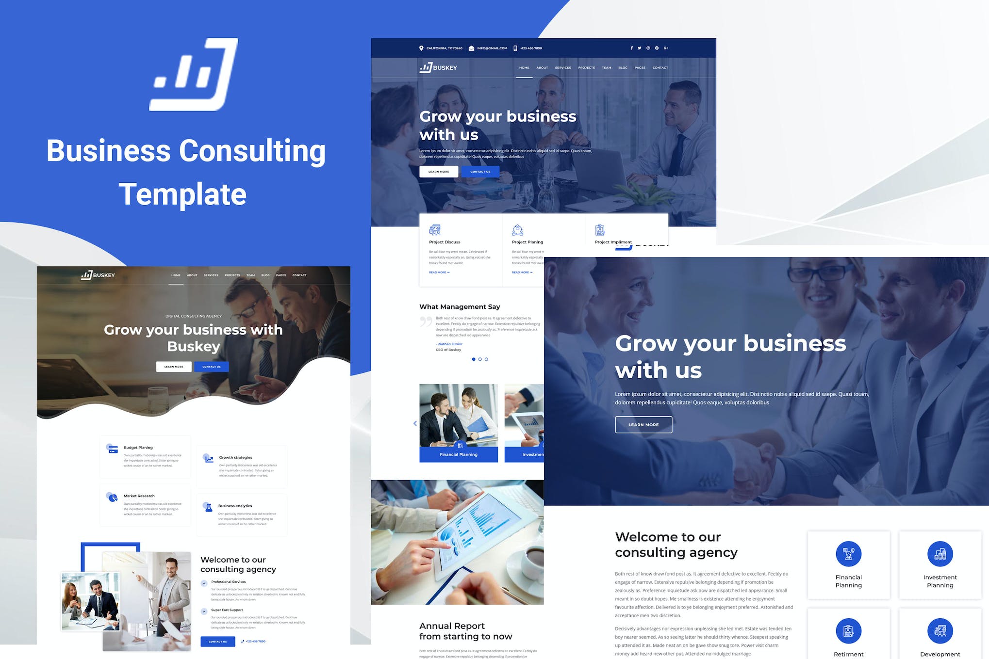 Buskey – Business Consulting & Corporate Template