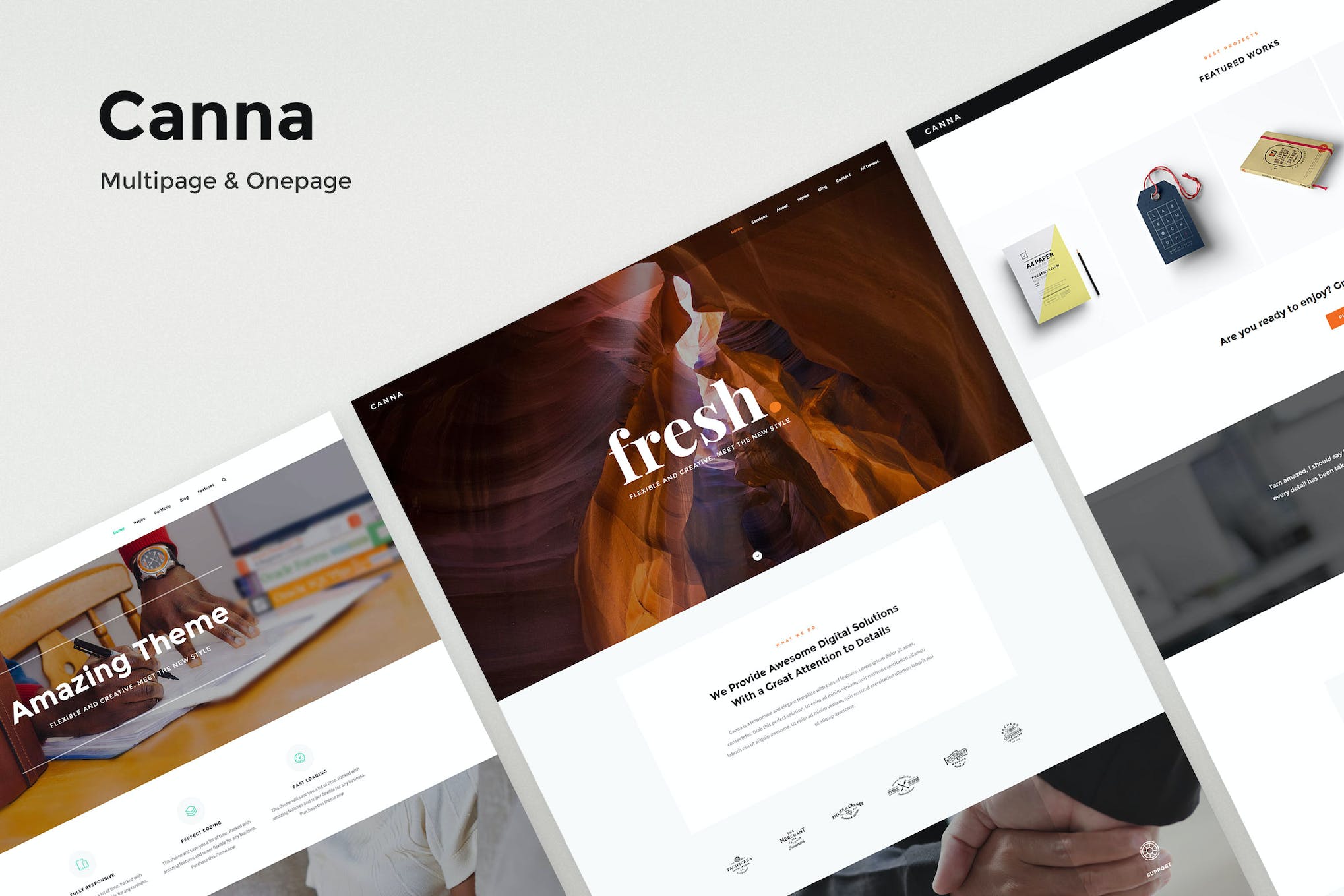 Canna – Creative Multi-Purpose HTML