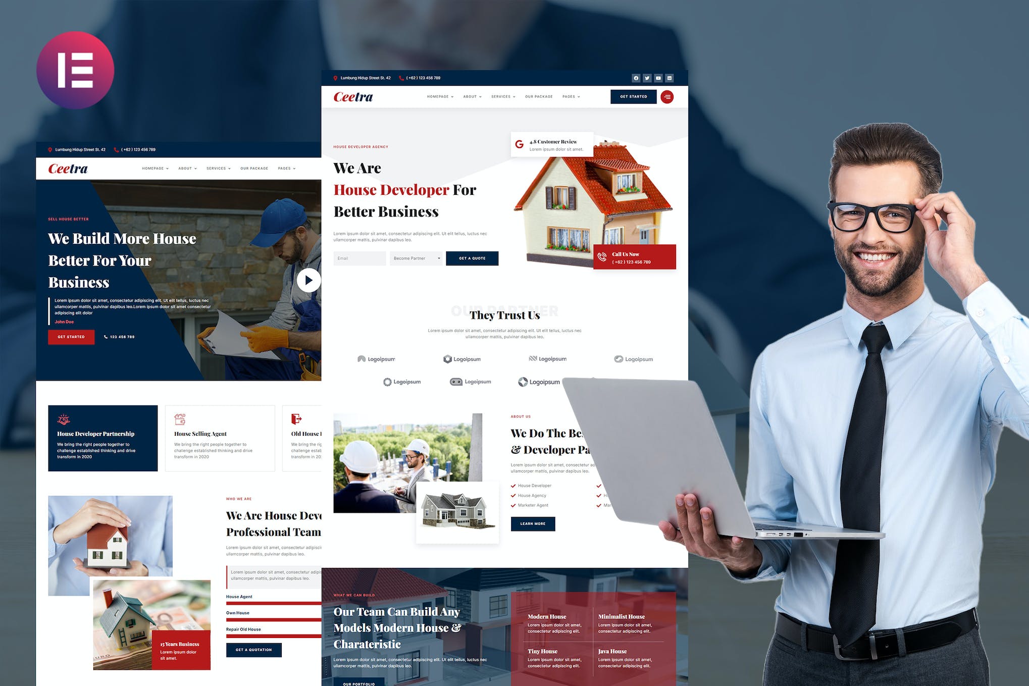 Ceetra – House Developer Agency Elementor Template Kit