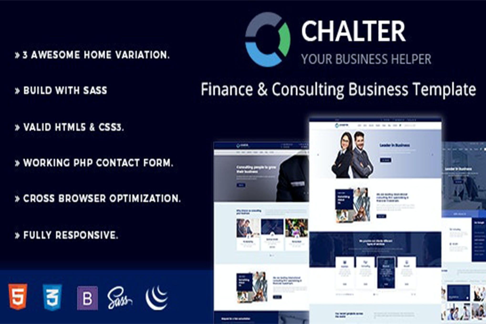 Chalter – Consulting & Business Template