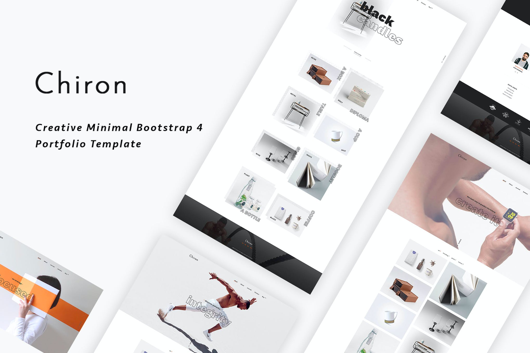 Chiron – Creative Bootstrap 4 Portfolio Template