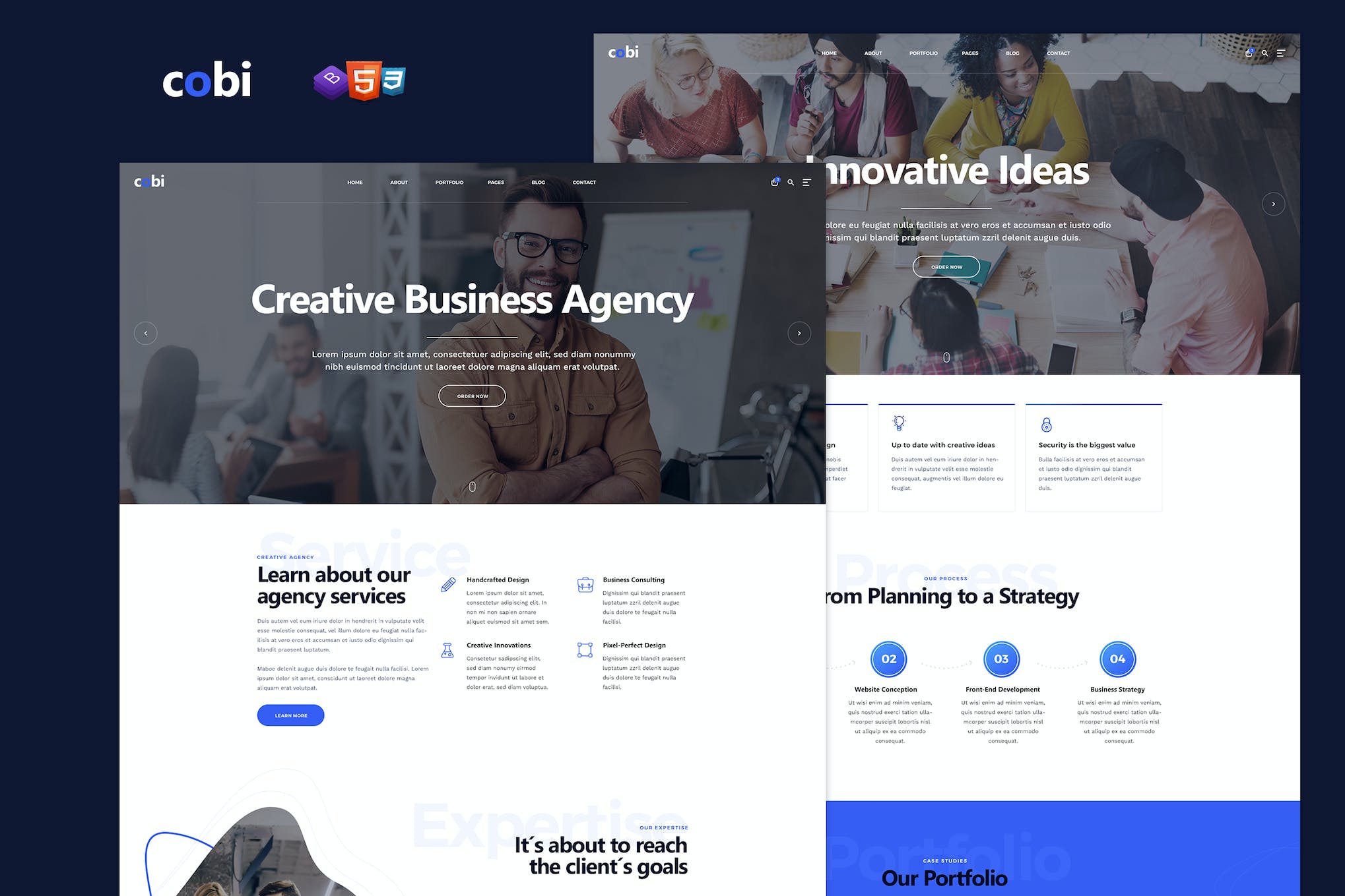 Cobi – Creative Portfolio HTML5 Template