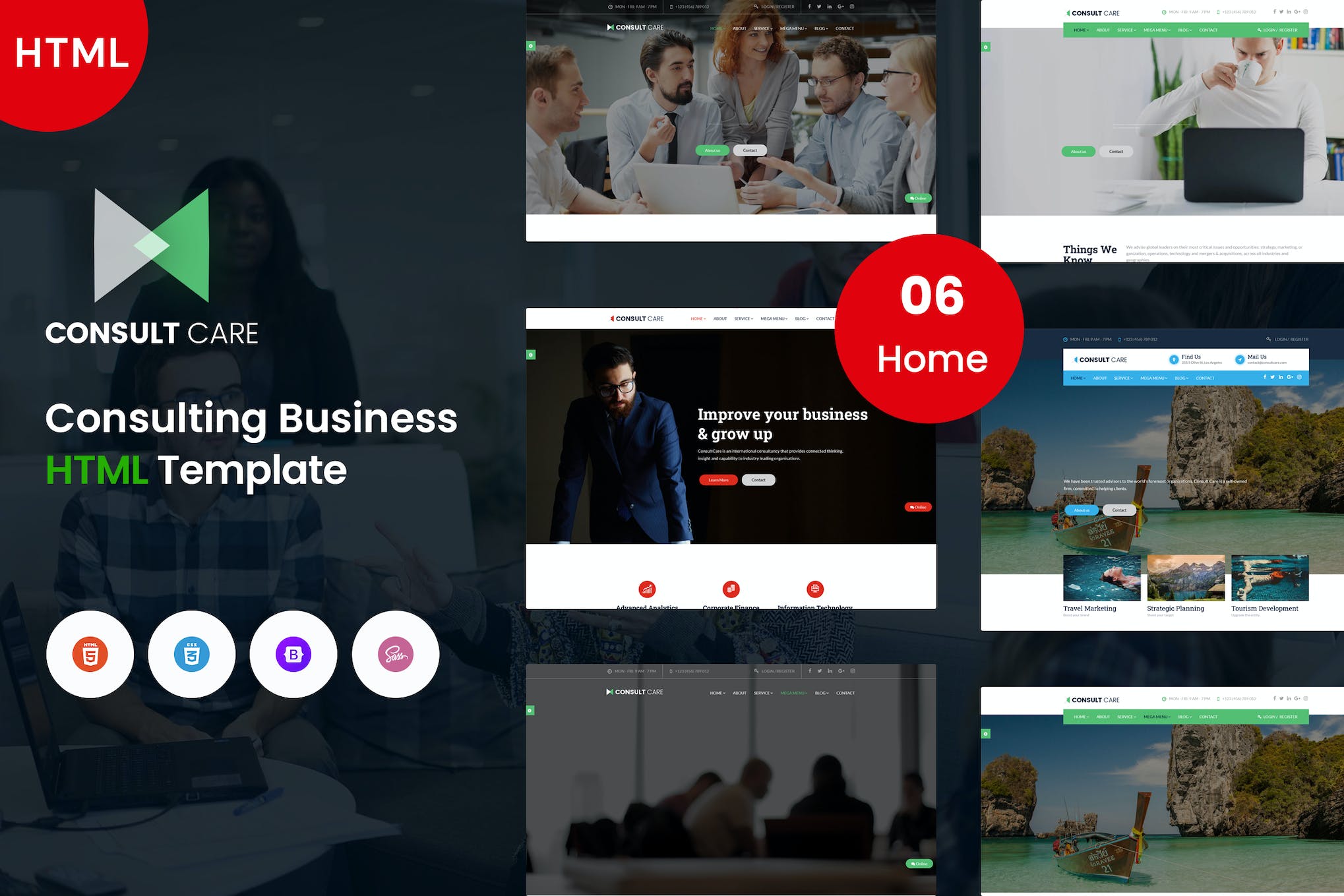 Consult Care – Consulting & Business Template