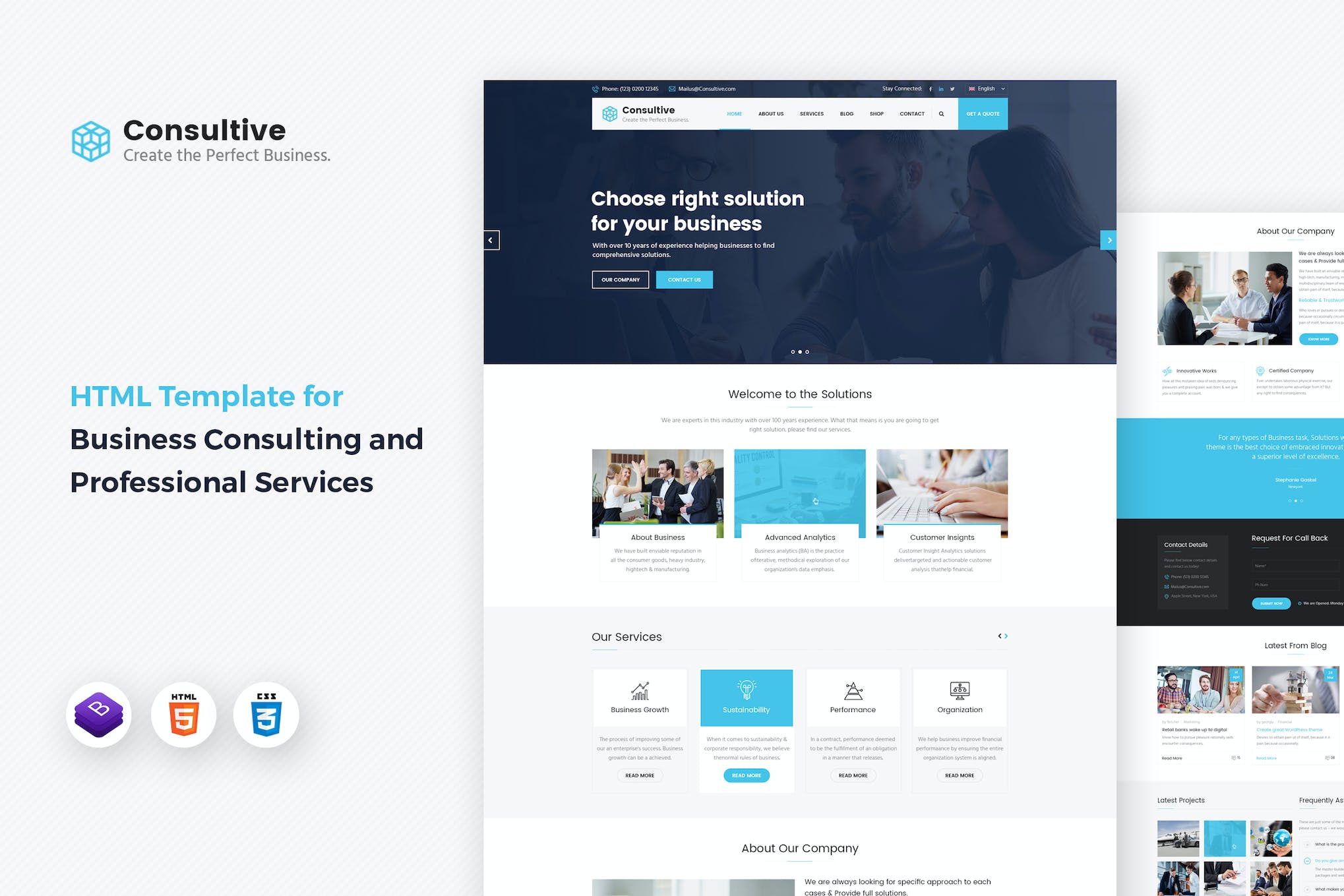 Consultive – Business Consulting HTML Template