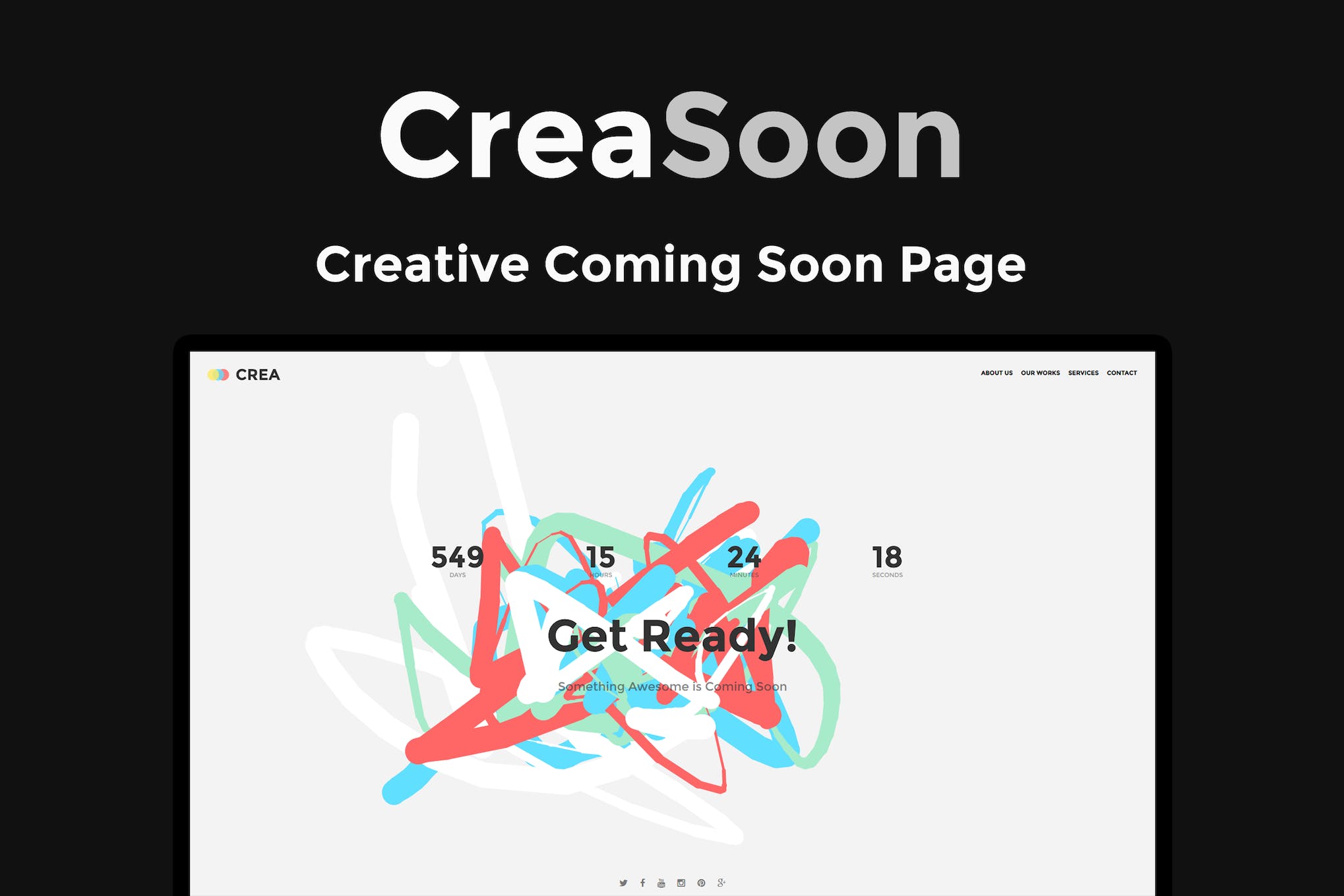 CreaSoon – Creative Coming Soon Template