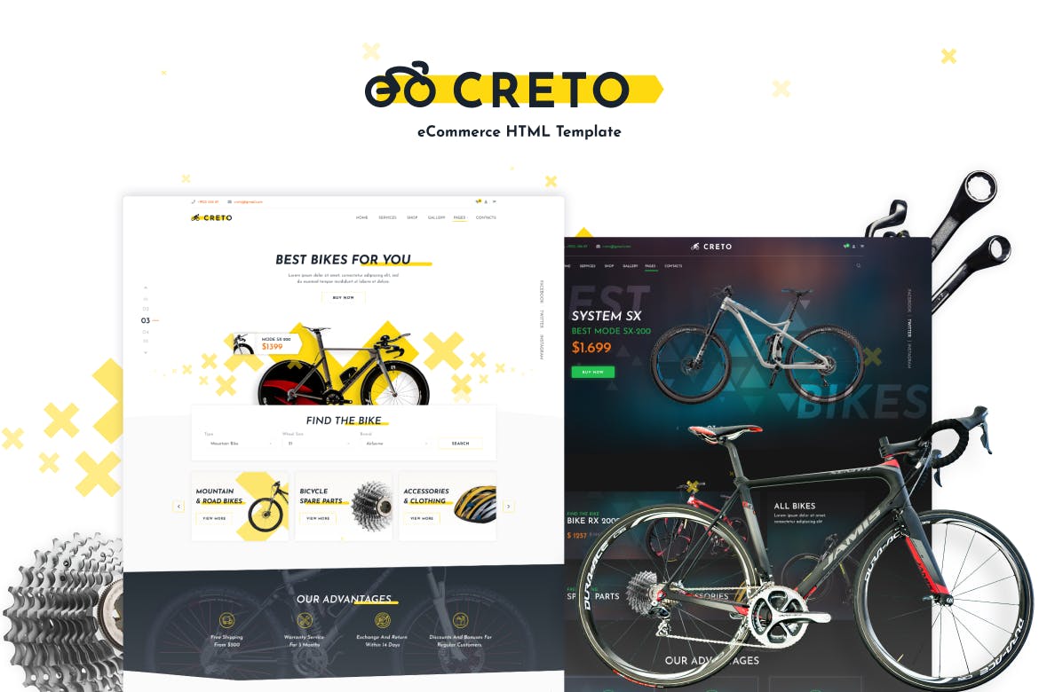 Creto | eCommerce HTML Template