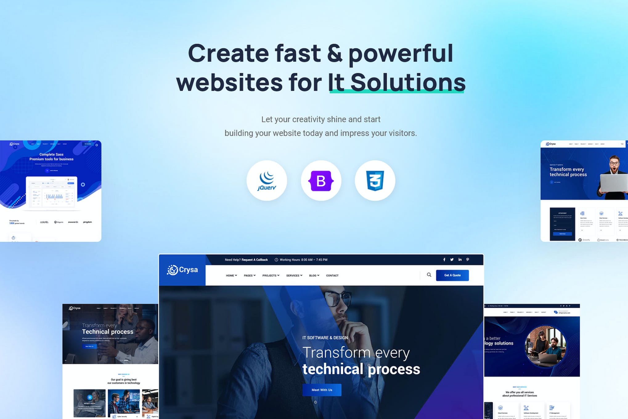 Crysa – Technology & IT Solutions Template