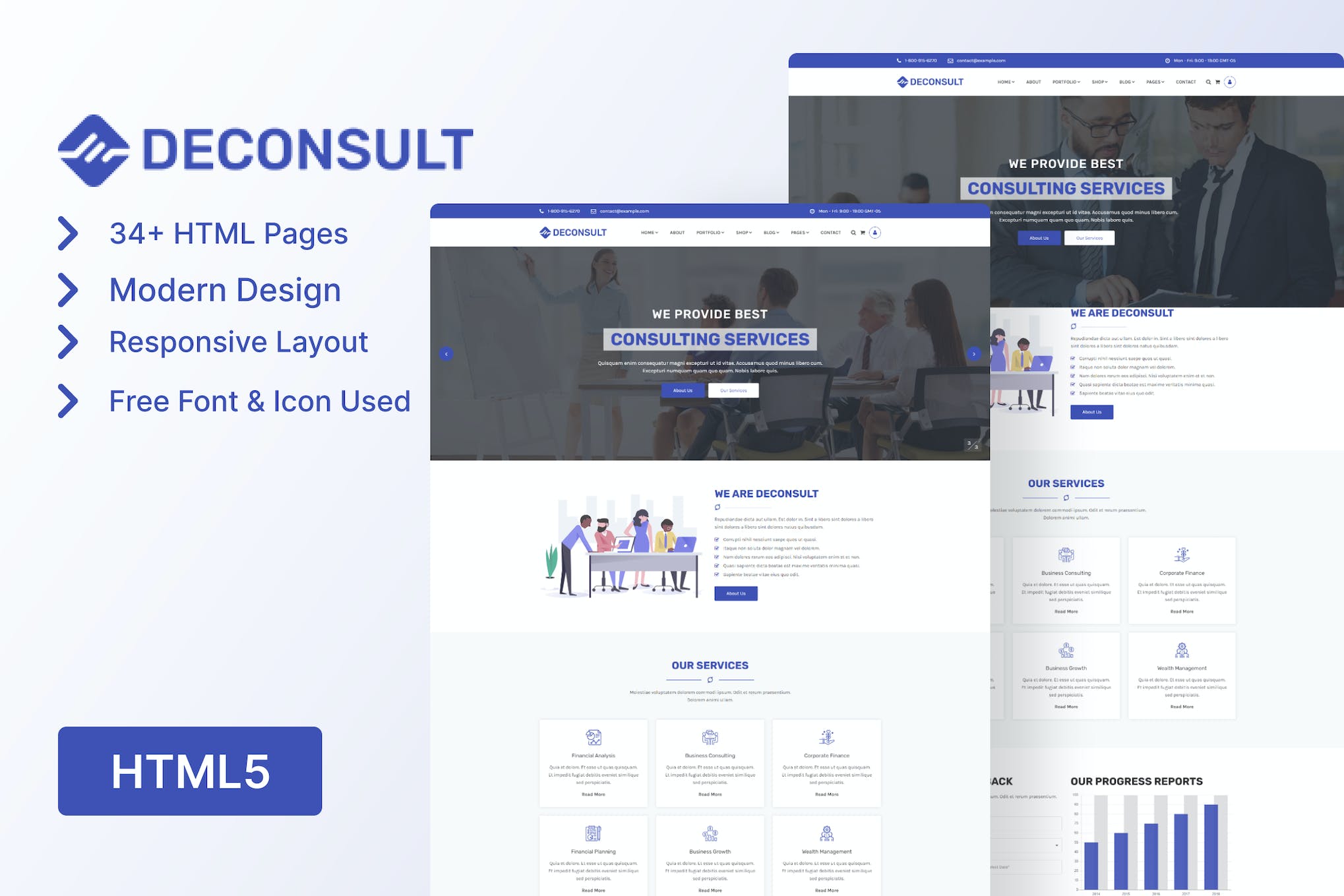 Deconsult – Business Consulting Template